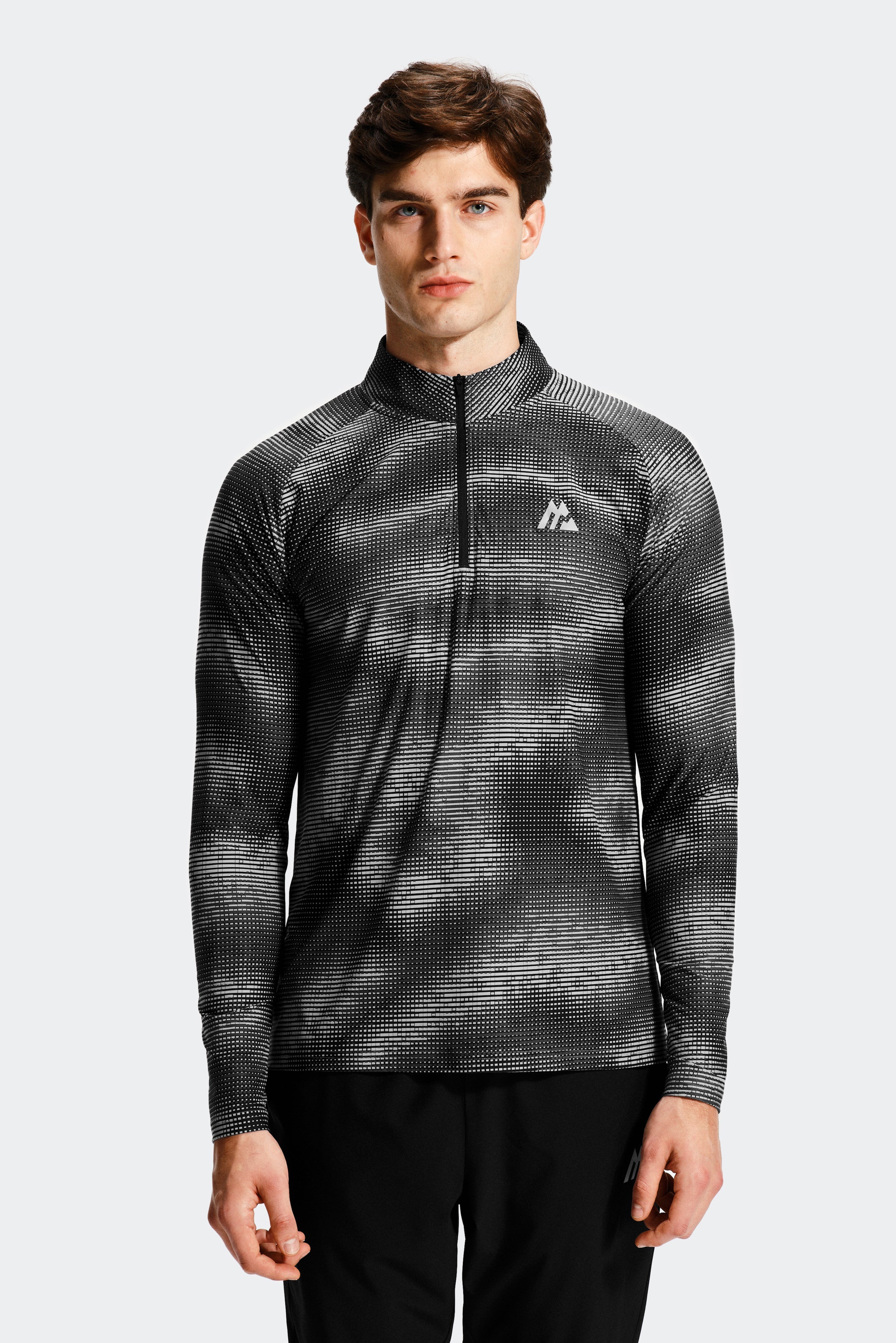 Montirex Haze 1/4 Zip Black, Grey