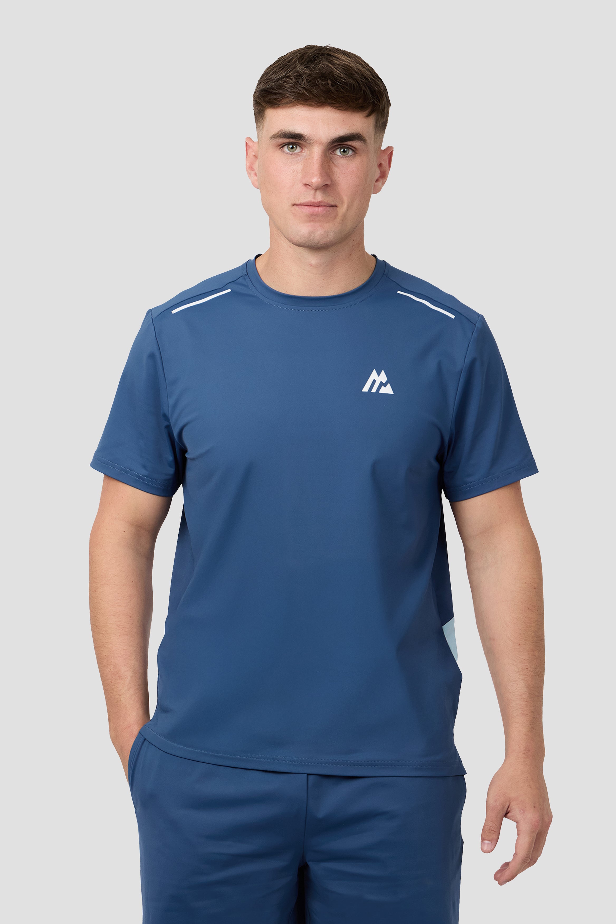 Montirex Strike T-Shirt – Blue, Orange