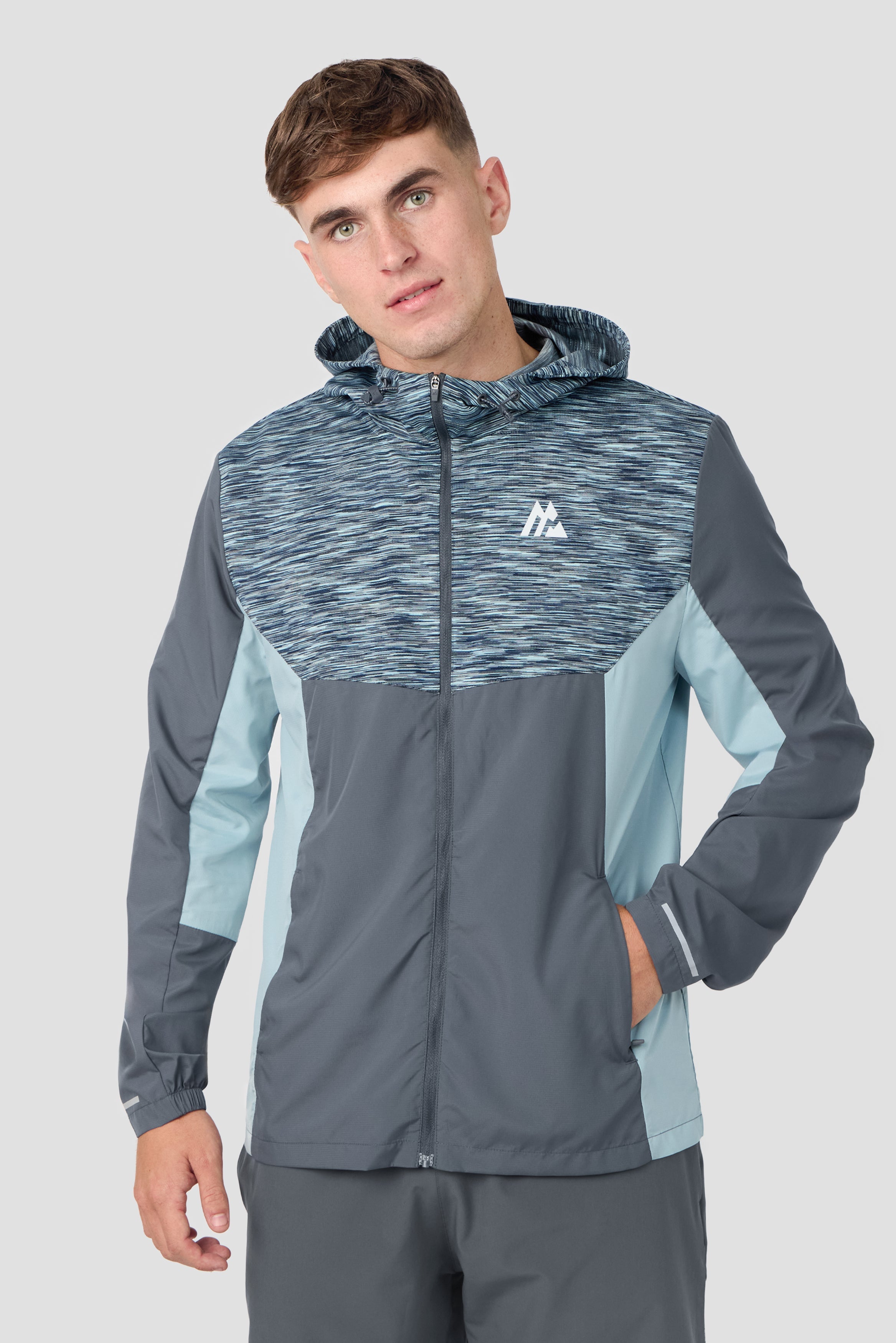 Montirex Trail Windbreaker – Grey, Blue, Navy