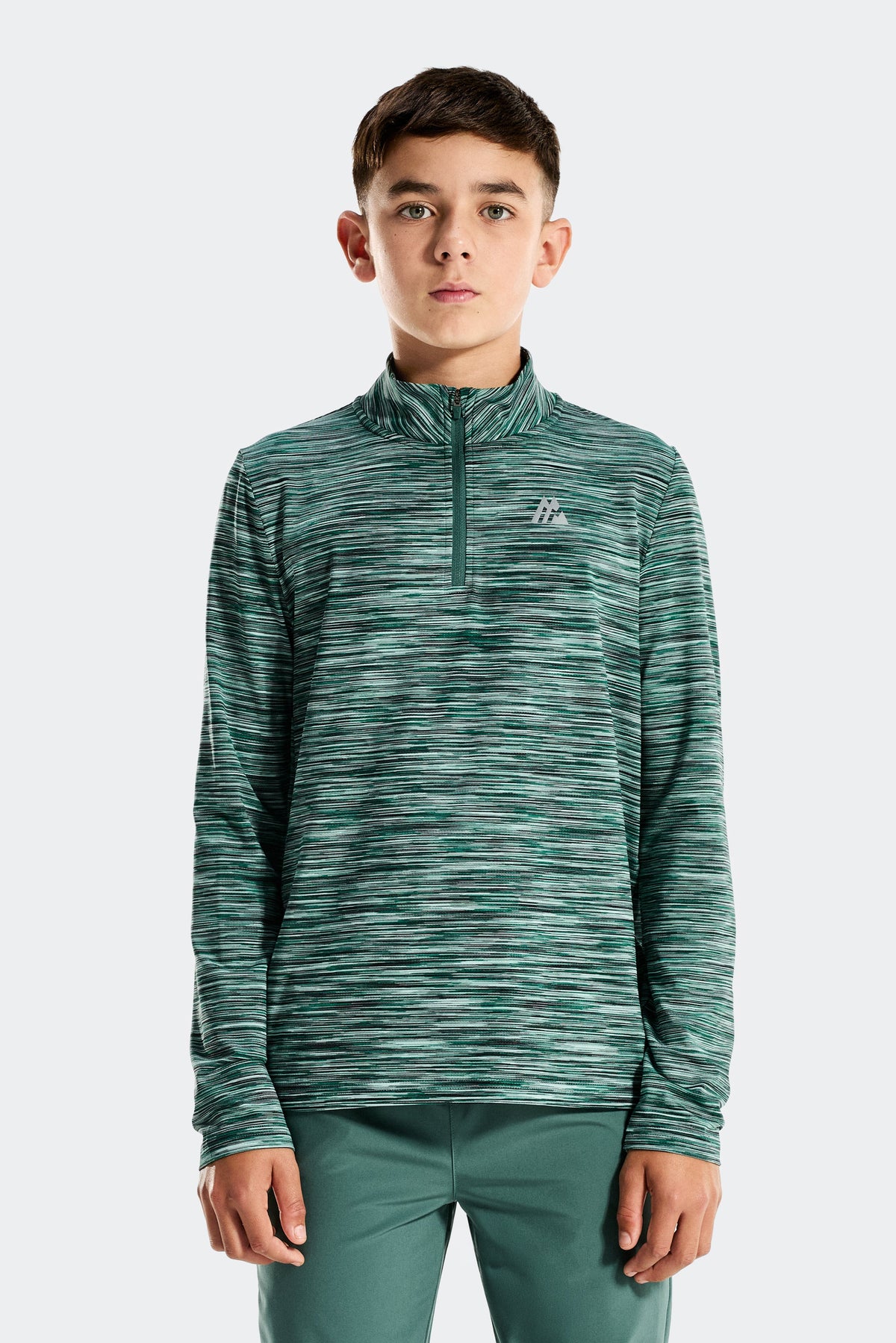 Montirex Junior Trail 2.0 1/4 Zip - Dolphin Feather Breeze Sherwood Space Blue