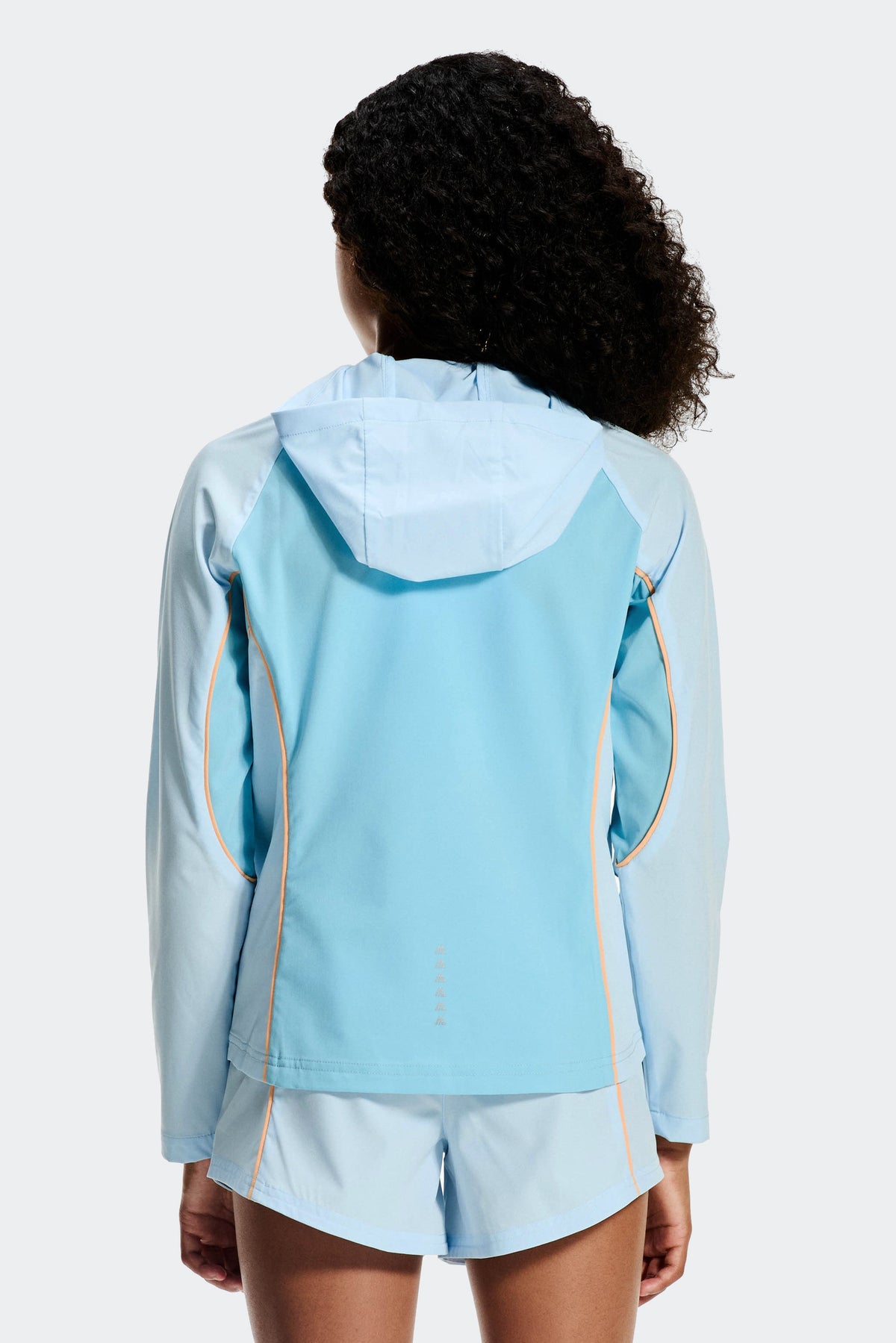 Montirex Girls' Lumina Jacket - Misty Blue Seashell Blue Apricot Blush