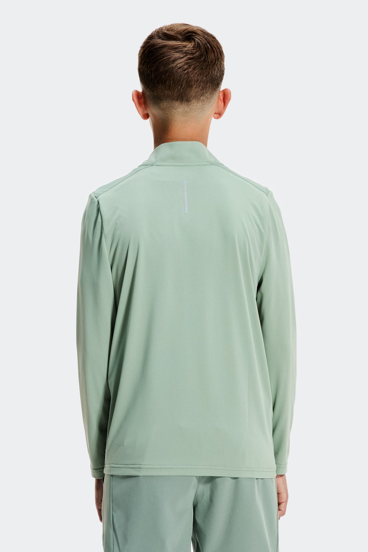 Montirex Junior Delta 1/4 Zip - Ash Green