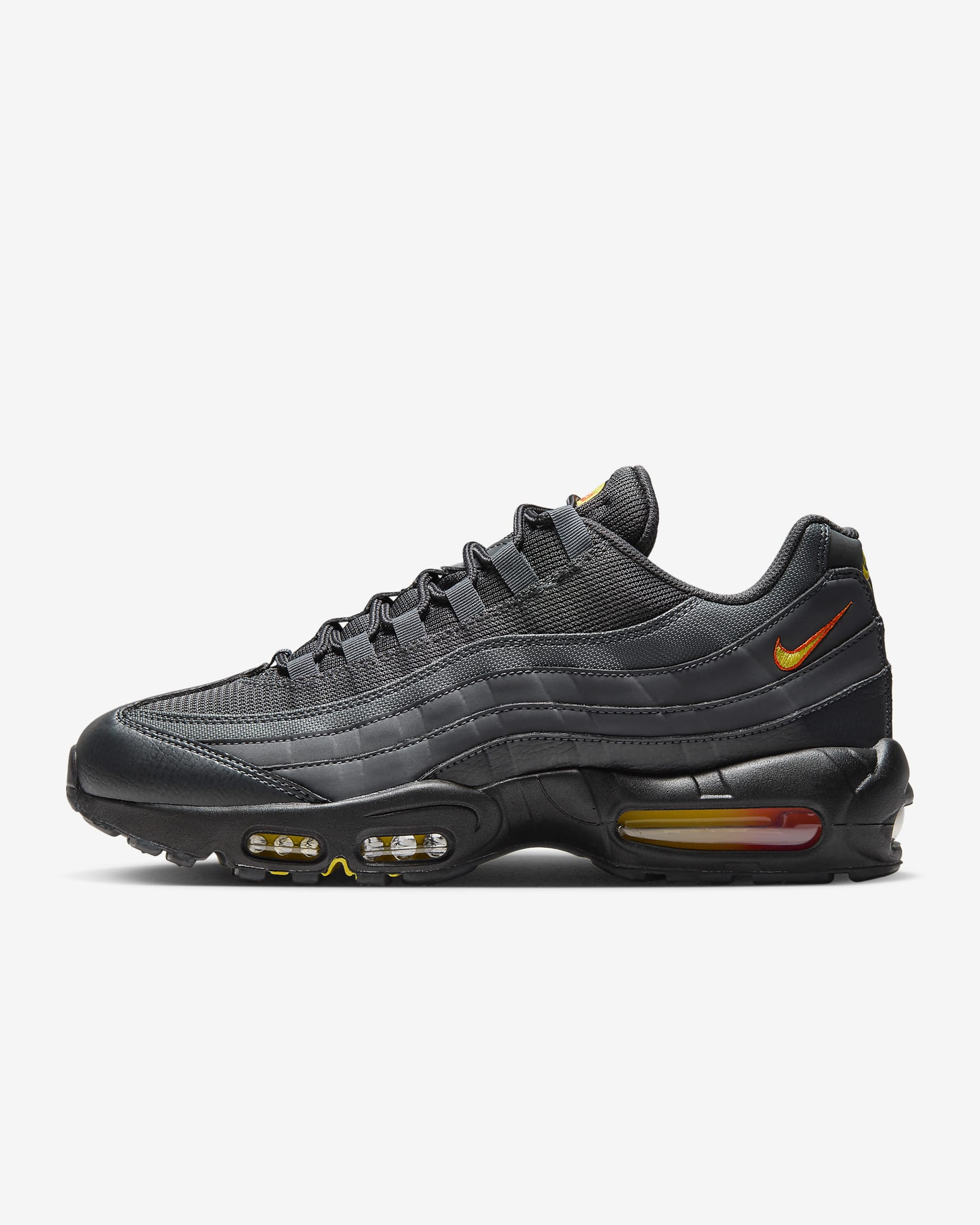 Black Air Max 95s Grey Men's Shoes Nike Air Max 95 Premium Black
