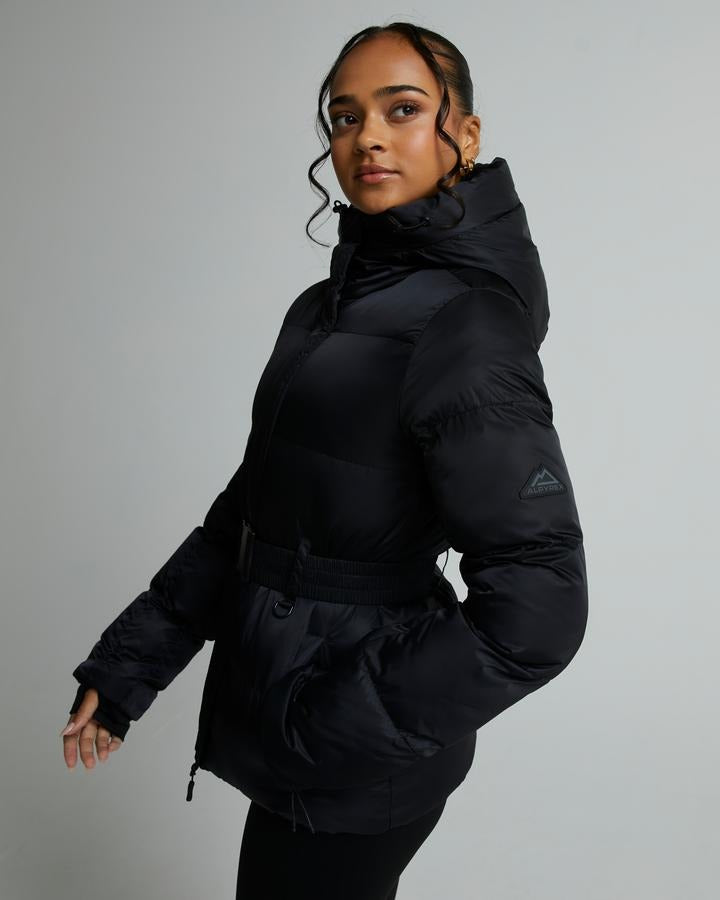 Alpyrex Women's Apres Puffer Jacket - Jet Black