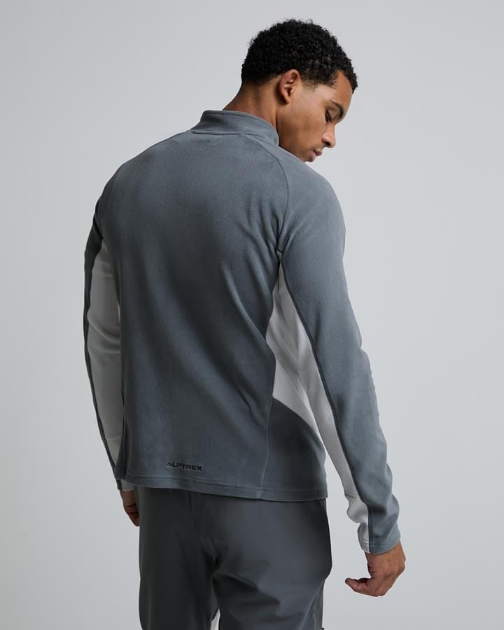 Alpyrex Men's Solo 2.0 Quarter Zip Top - Volcanic Veil/Ice Veil