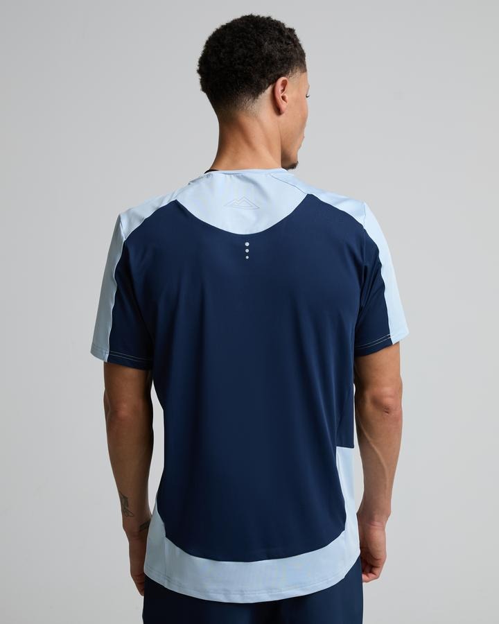 Alpyrex Men's Delta 2.0 T-Shirt - Misted Lake/Naval Ink