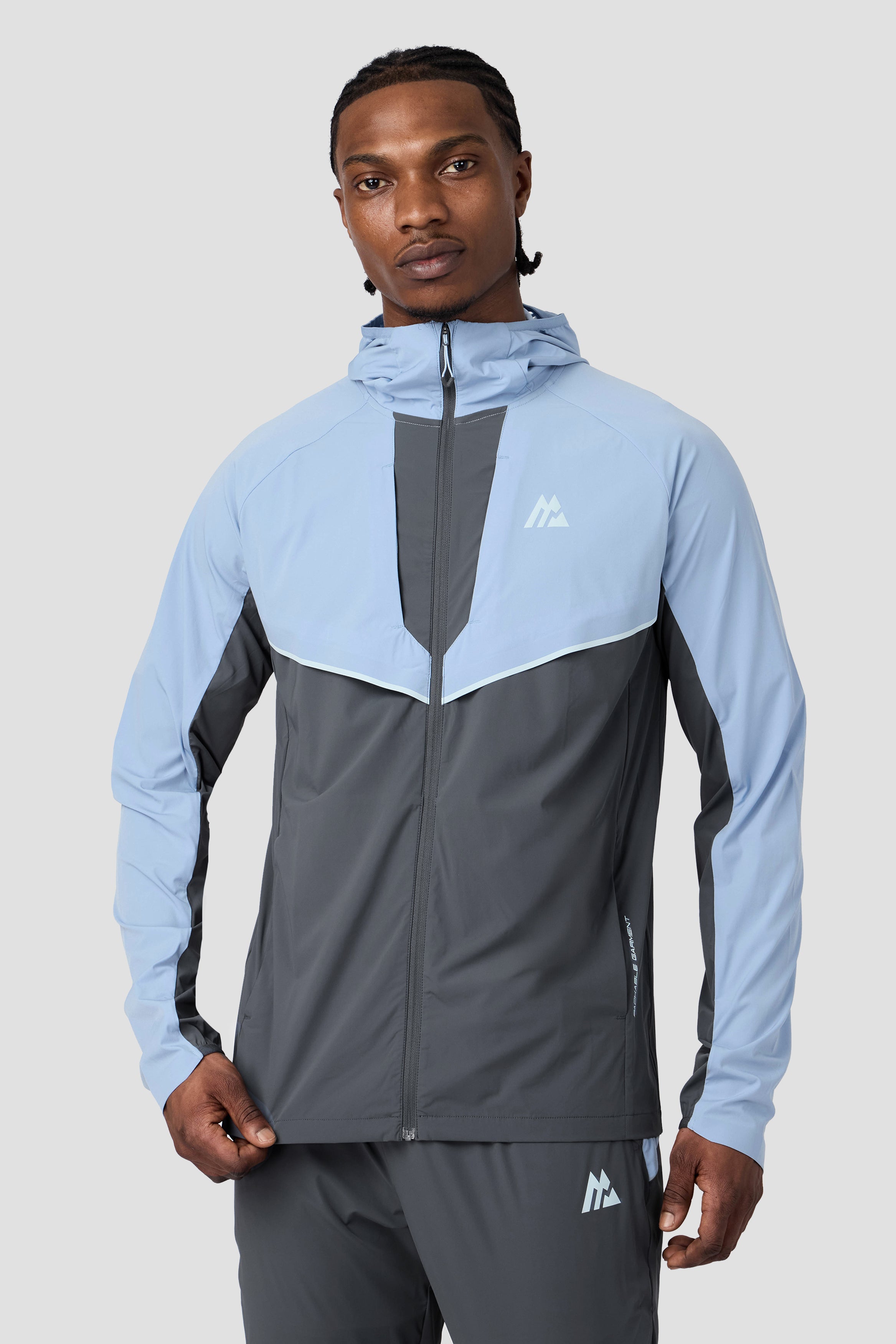 Montirex MTX Trail Traction Windbreaker - Blue, Grey