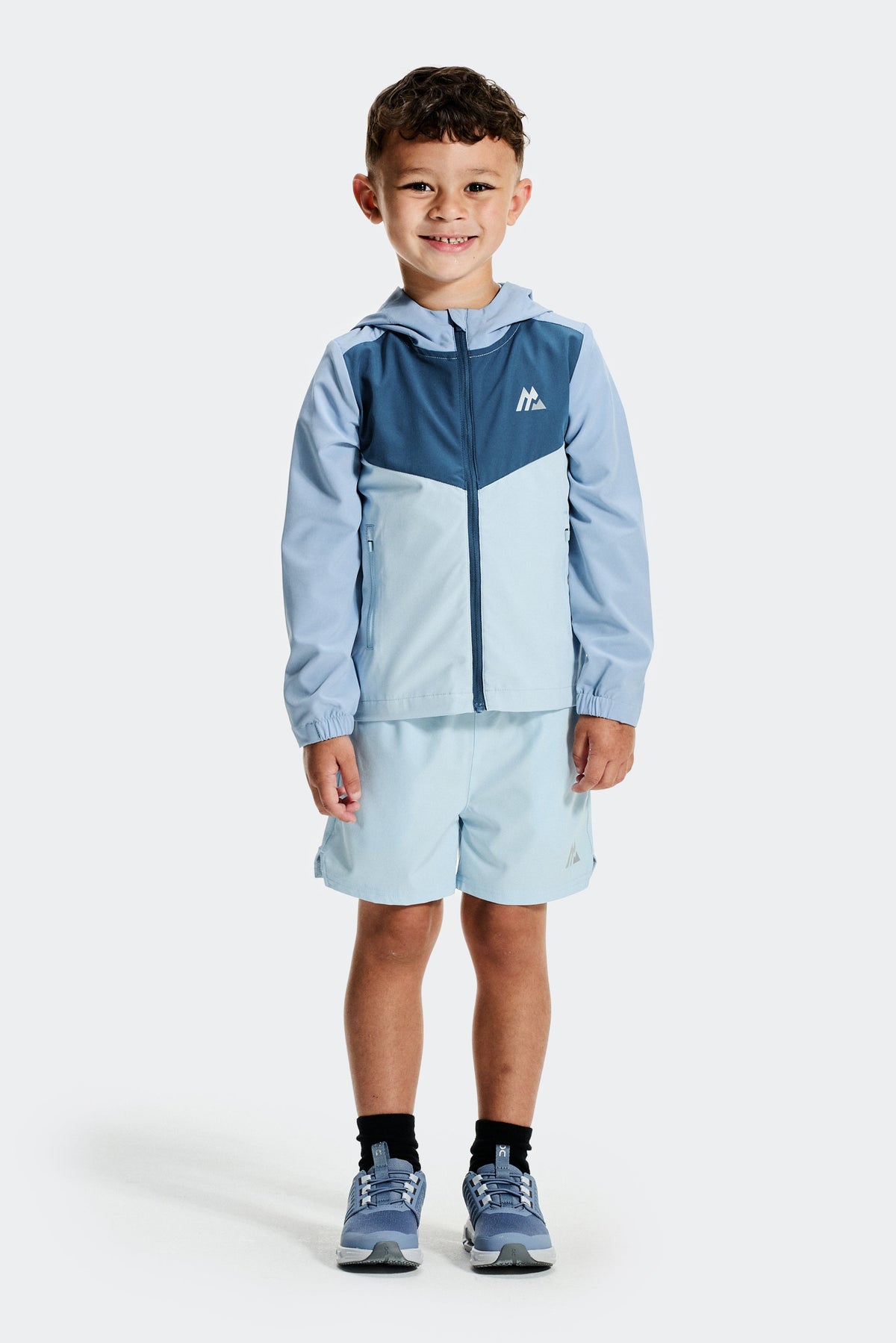 Montirex Infant Boys' Velocity 2.0 Windbreaker - Cloudy Blue Naval Summer Mist