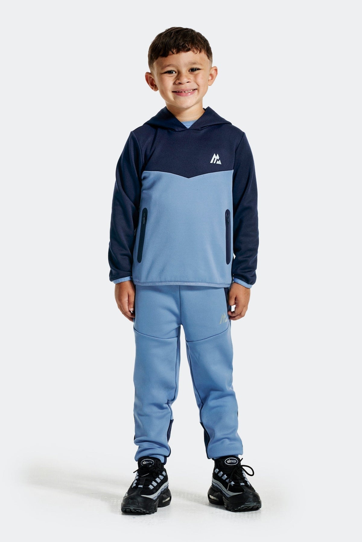 Montirex Infant Boys' Align Hood/Jogger Set - Summit Blue Navy Shadow