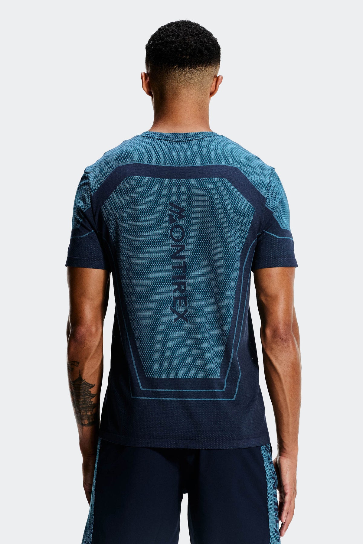 Montirex Pulse Seamless T-Shirt - Blue/Aqua