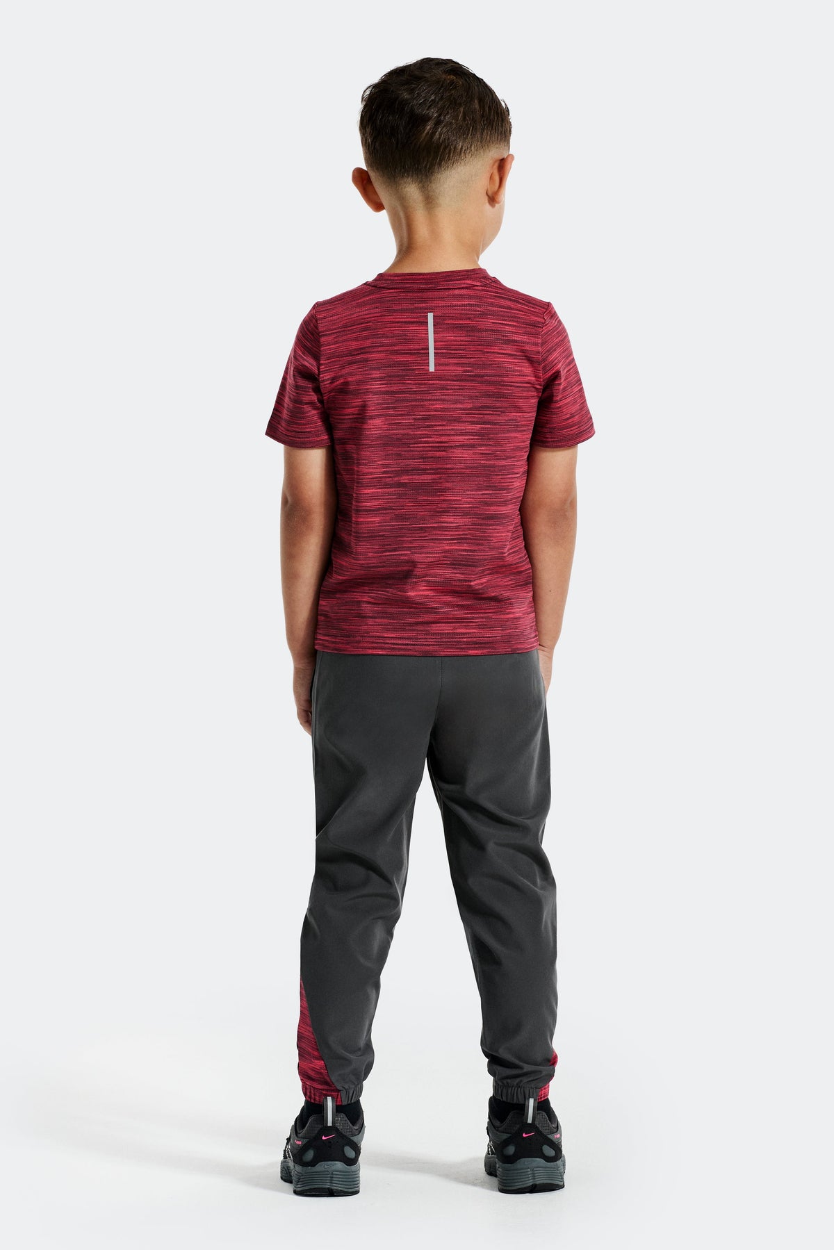 Montirex Infant Boys' Trail T-Shirt - Asphalt Oxblood Claret Red Rush