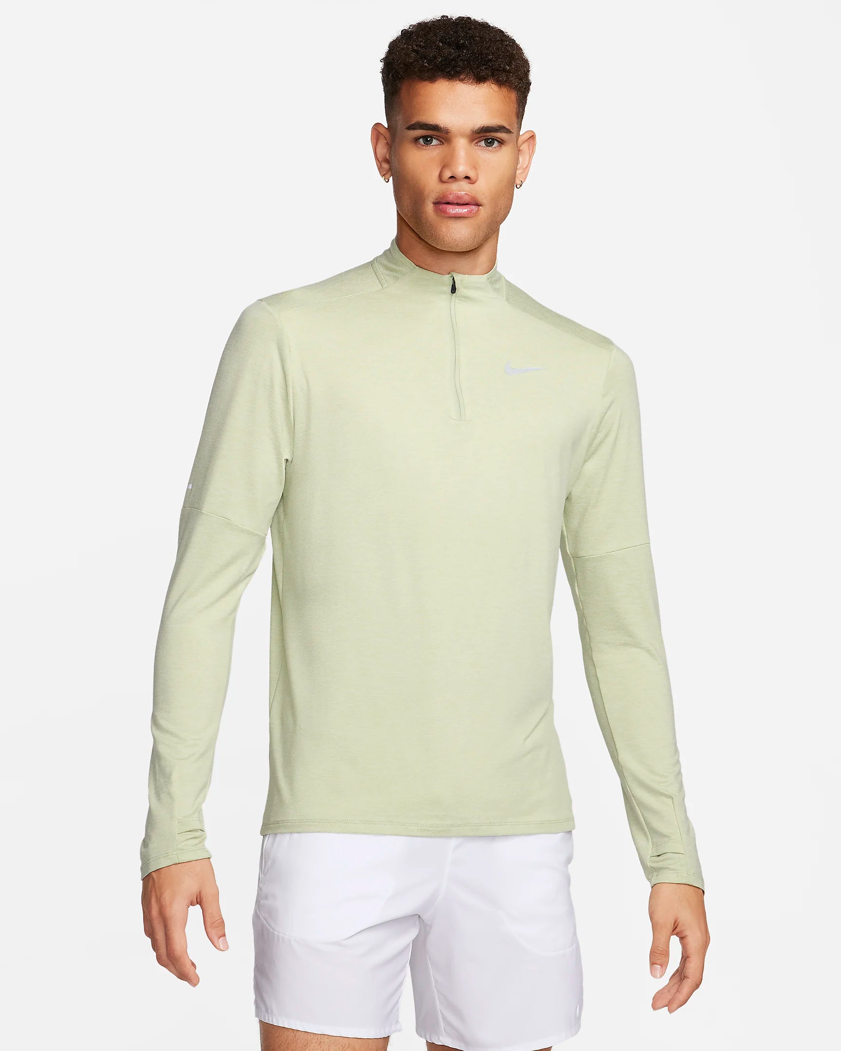 NIKE ELEMENT HALF ZIP - OLIVE