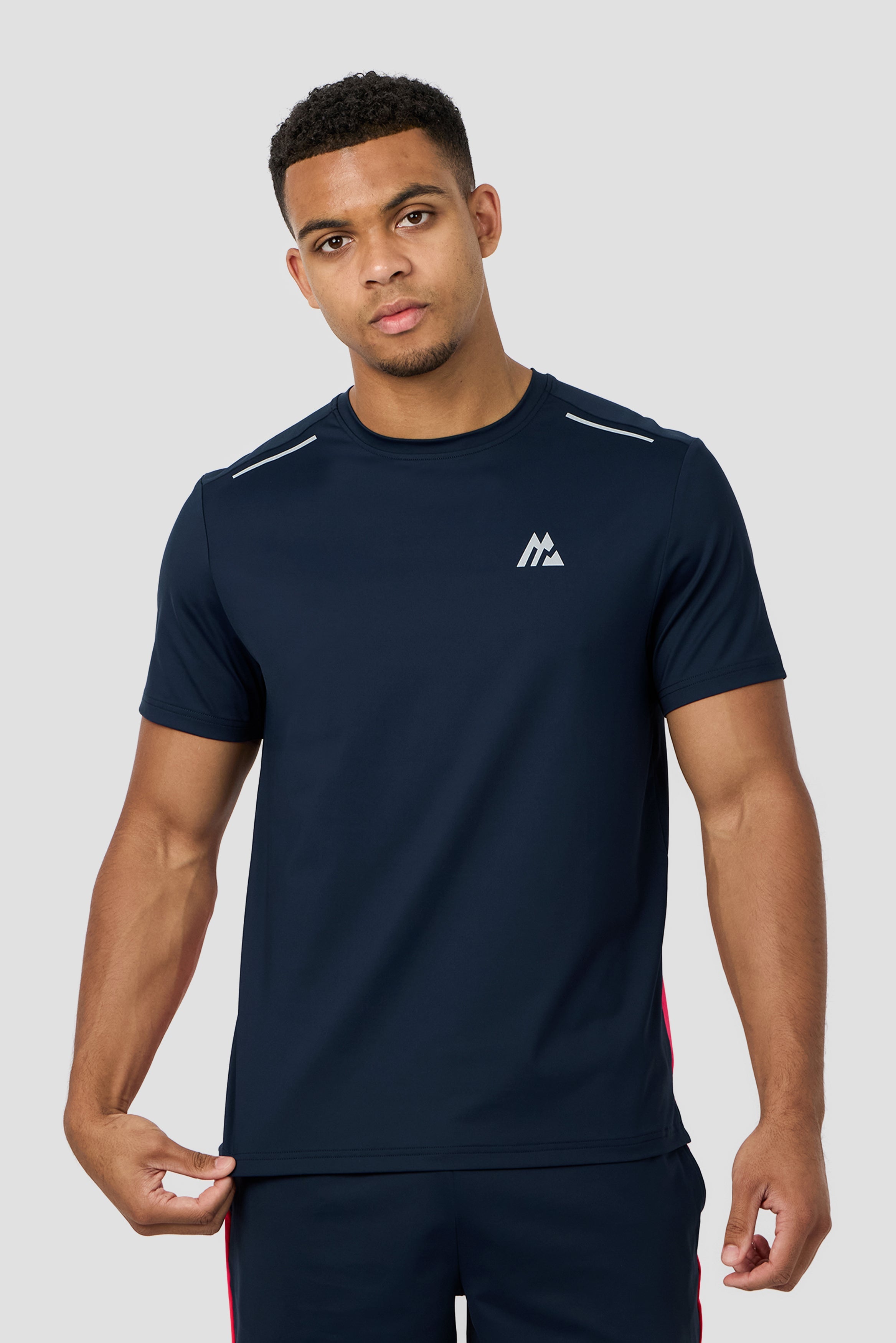 Montirex Strike T-Shirt – Blue, Pink