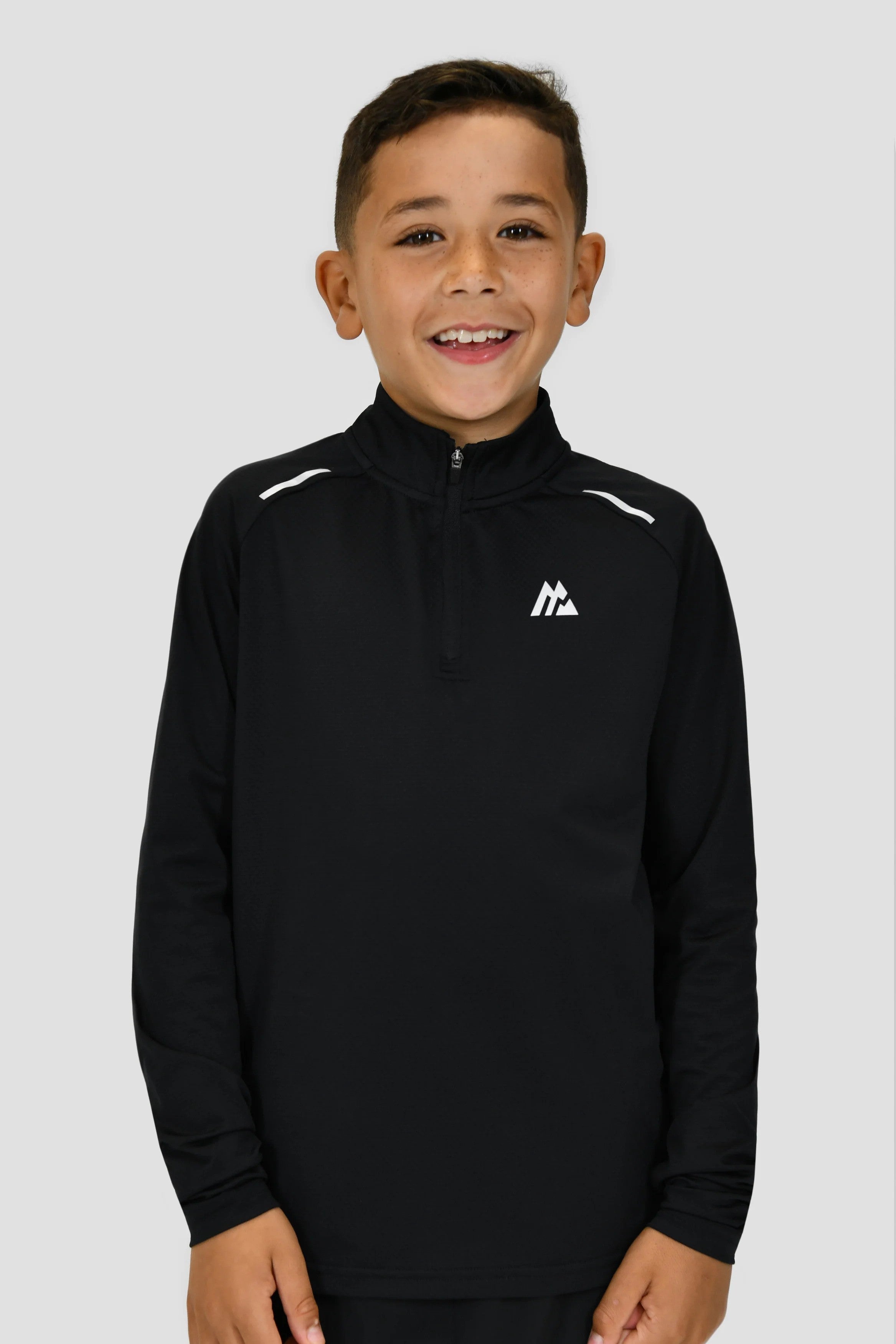 MONTIREX SOAR 1/4 ZIP JUNIOR - BLACK