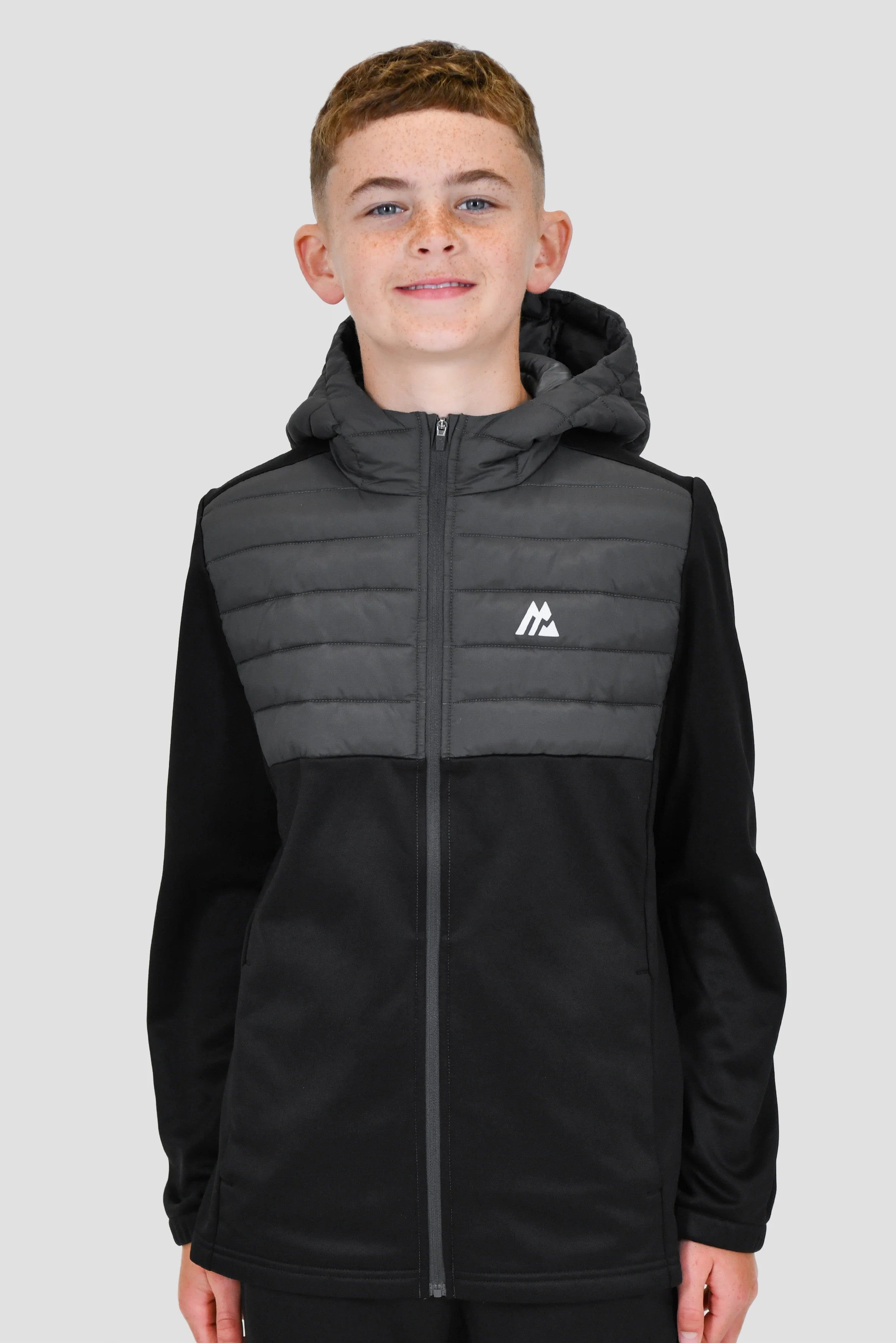 MONTIREX MESA HYBRID JACKET JUNIOR - BLACK / ASPHALT