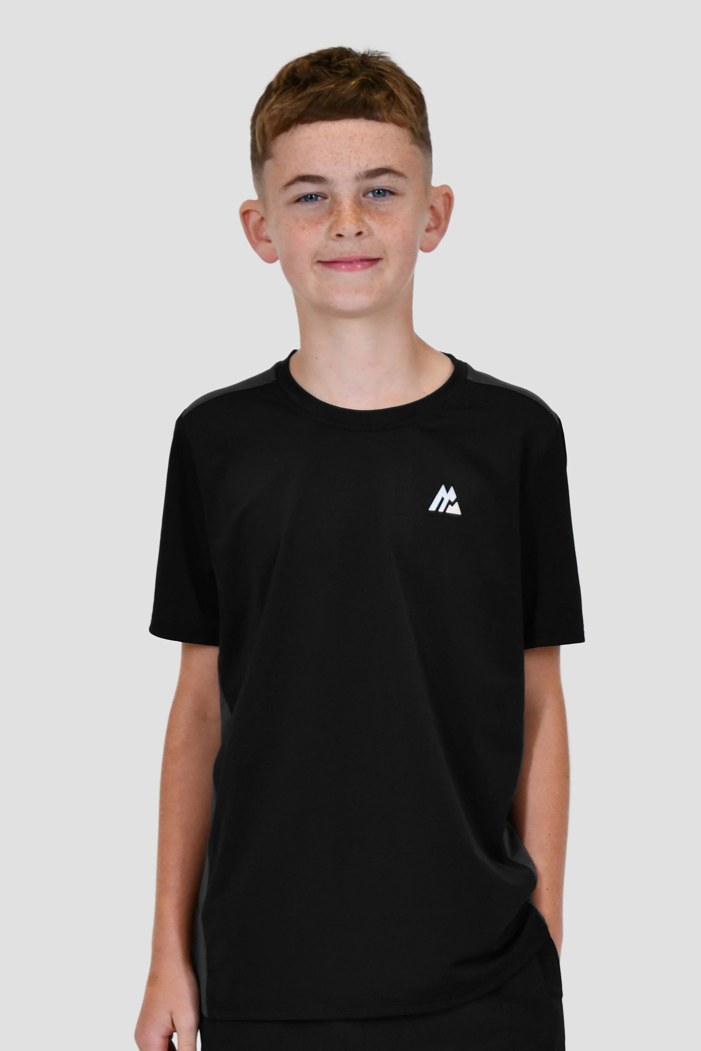 MONTIREX RUSH T SHIRT JUNIOR - BLACK / ASPHALT