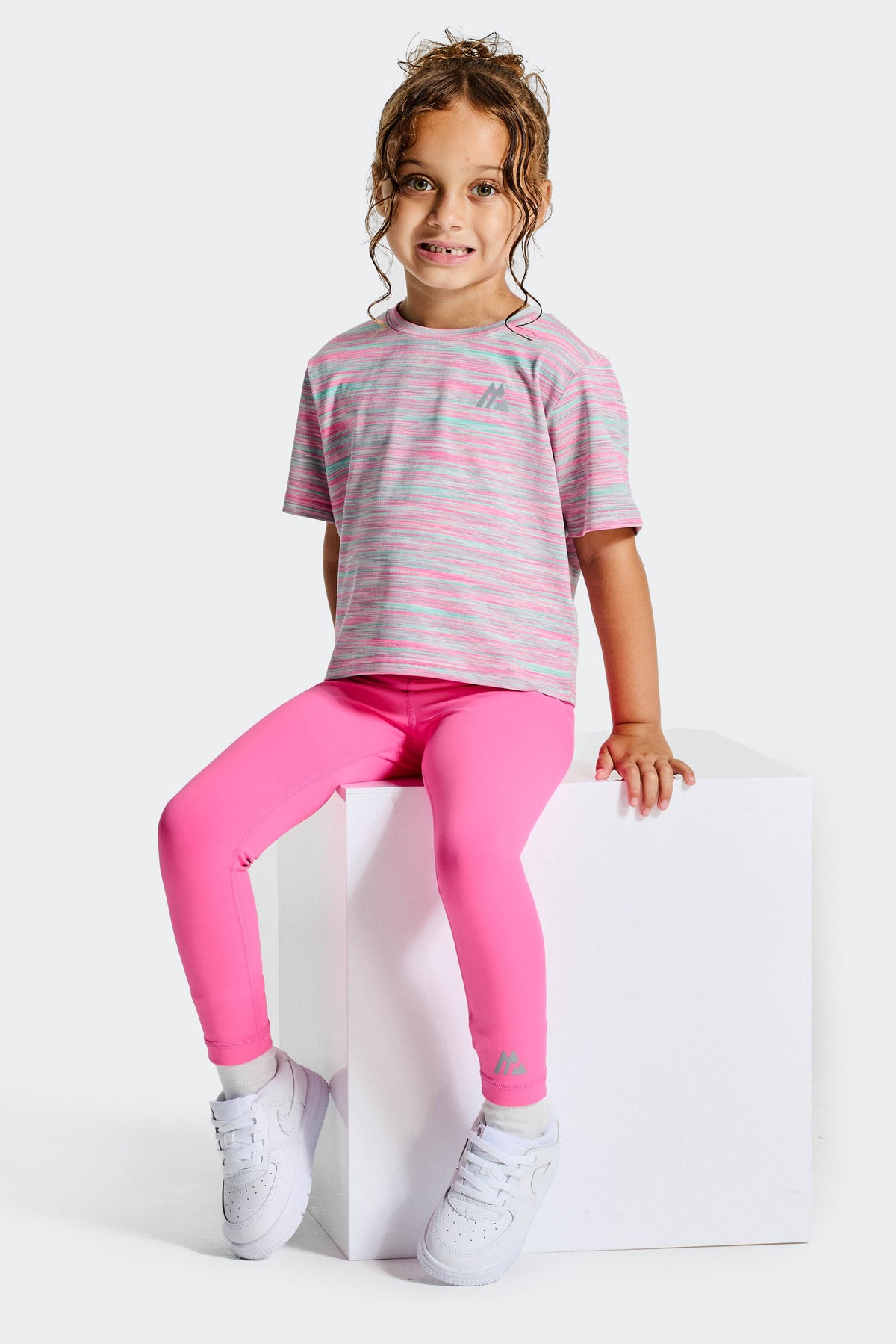 Montirex Infant Girls' Trail T-Shirt - Pink/Green