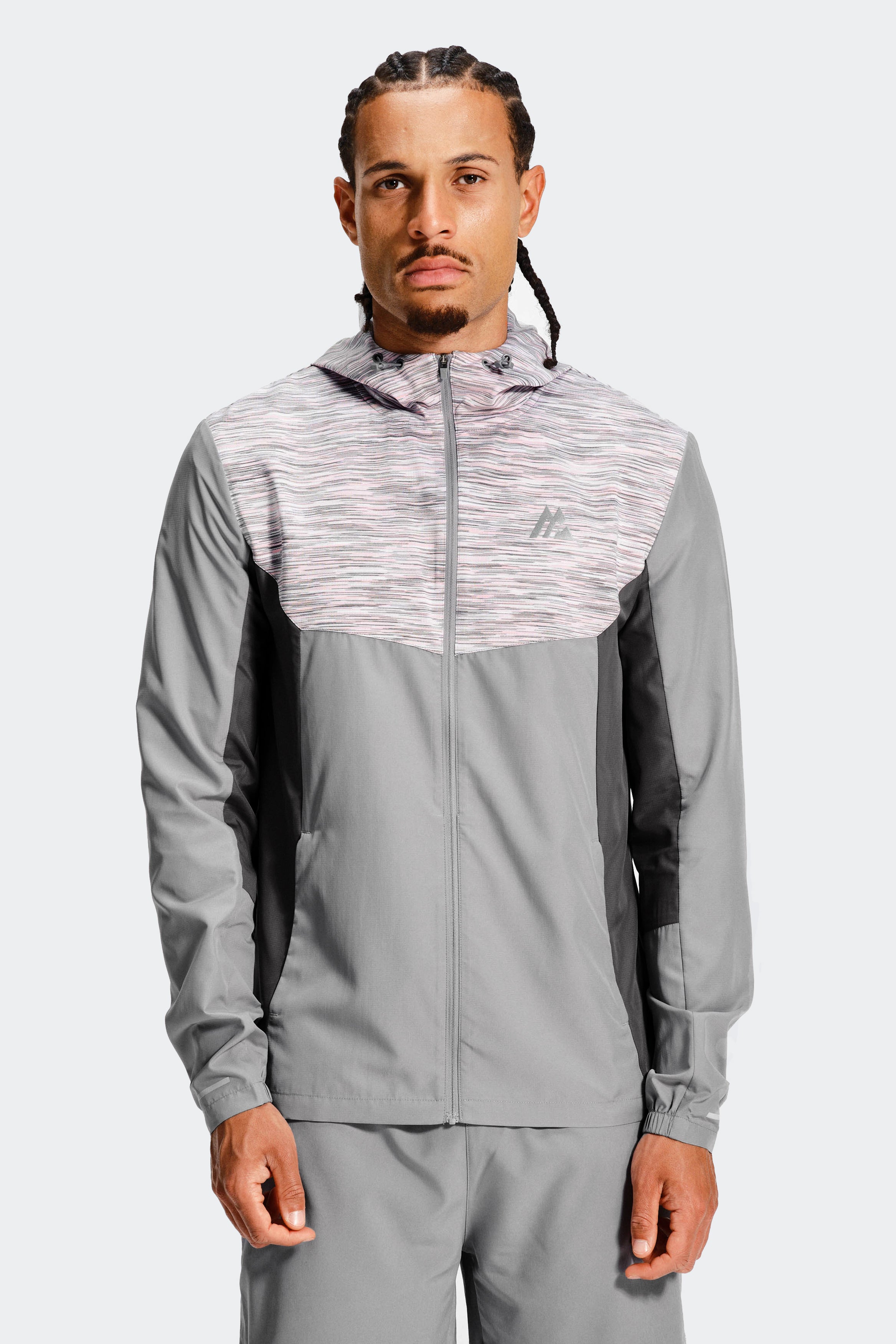 Montirex Trail Windbreaker Grey, Pink