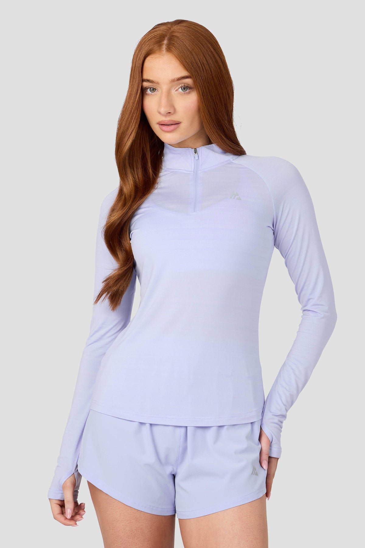 Montirex Women's Breathe 1/4 Zip - Purple/Blue