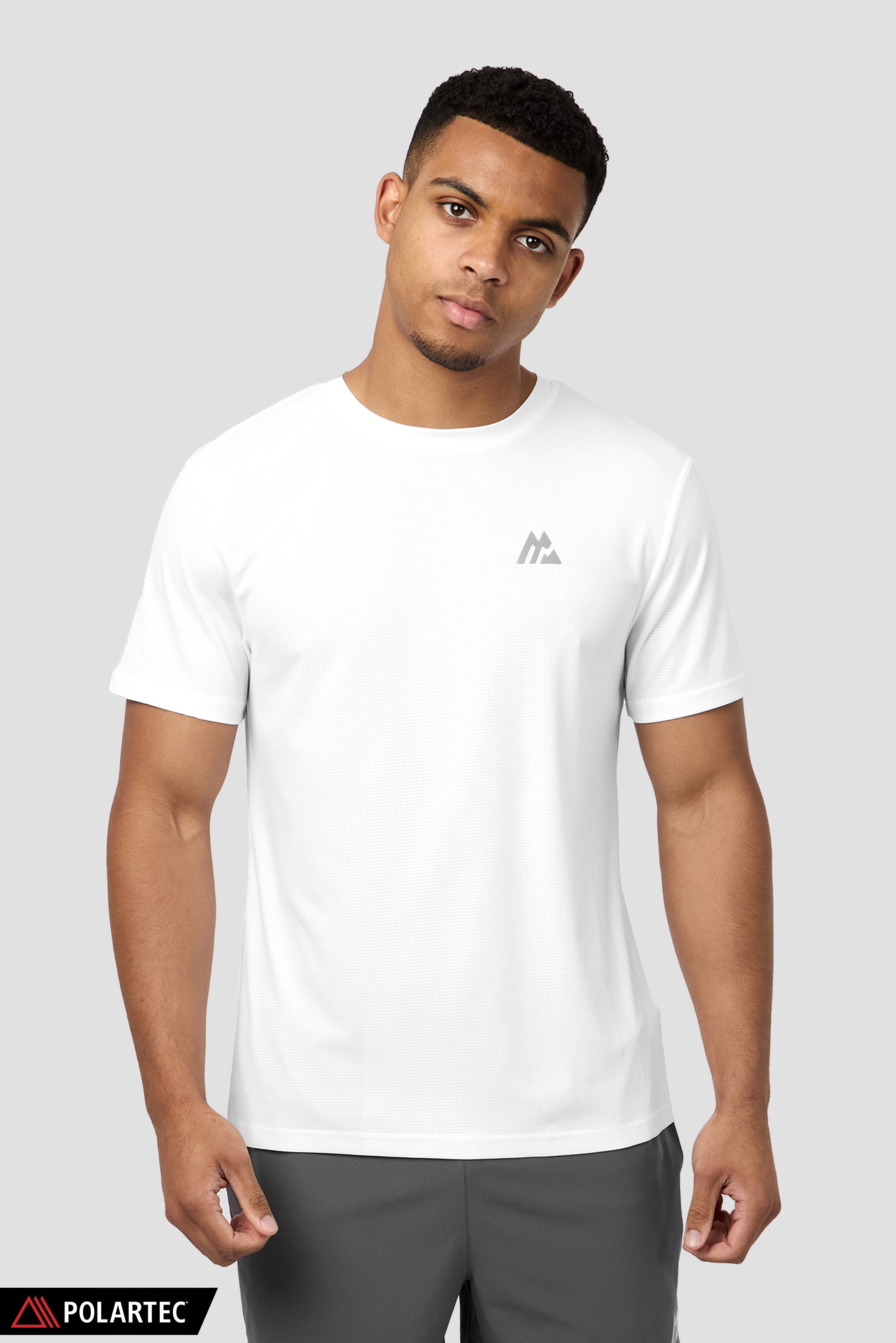 Montirex Peak Gridded Polartec® T-Shirt – White