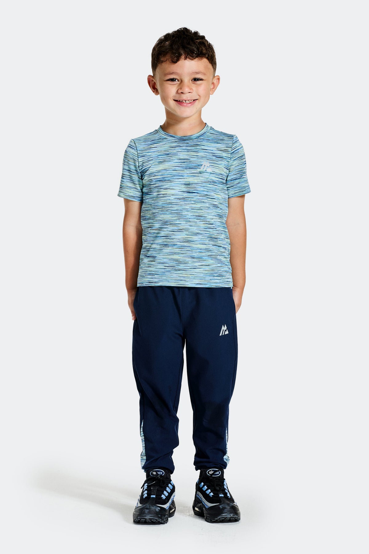 Montirex Infant Boys' Trail T-Shirt - Agency Blissful Blue Lake Blue Blossom Citrus