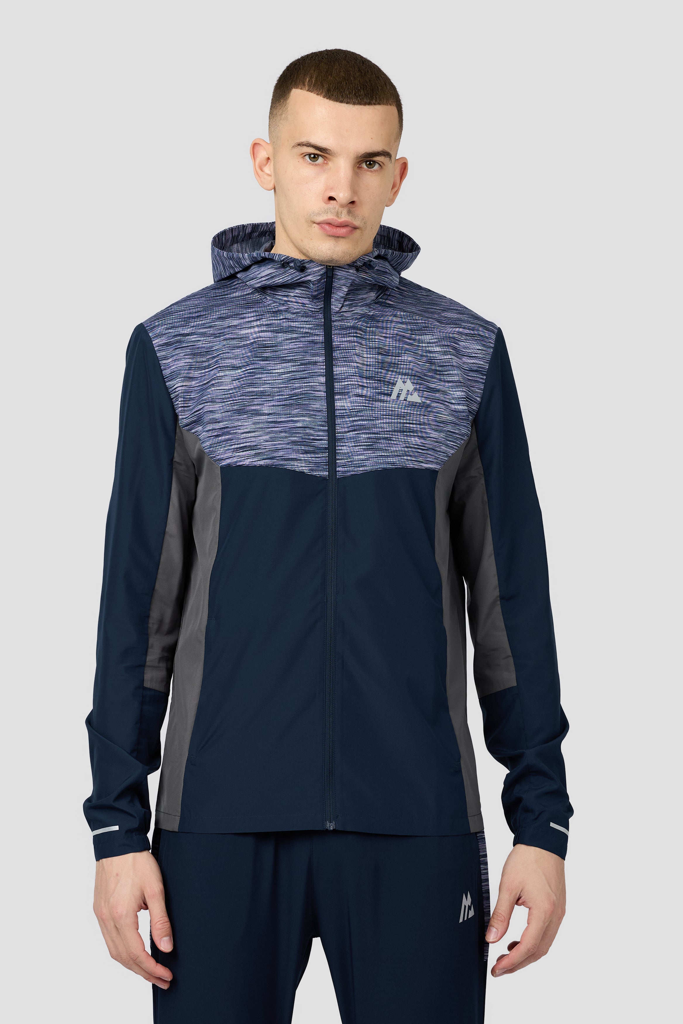 Montirex Trail Windbreaker Navy, Grey, Purple