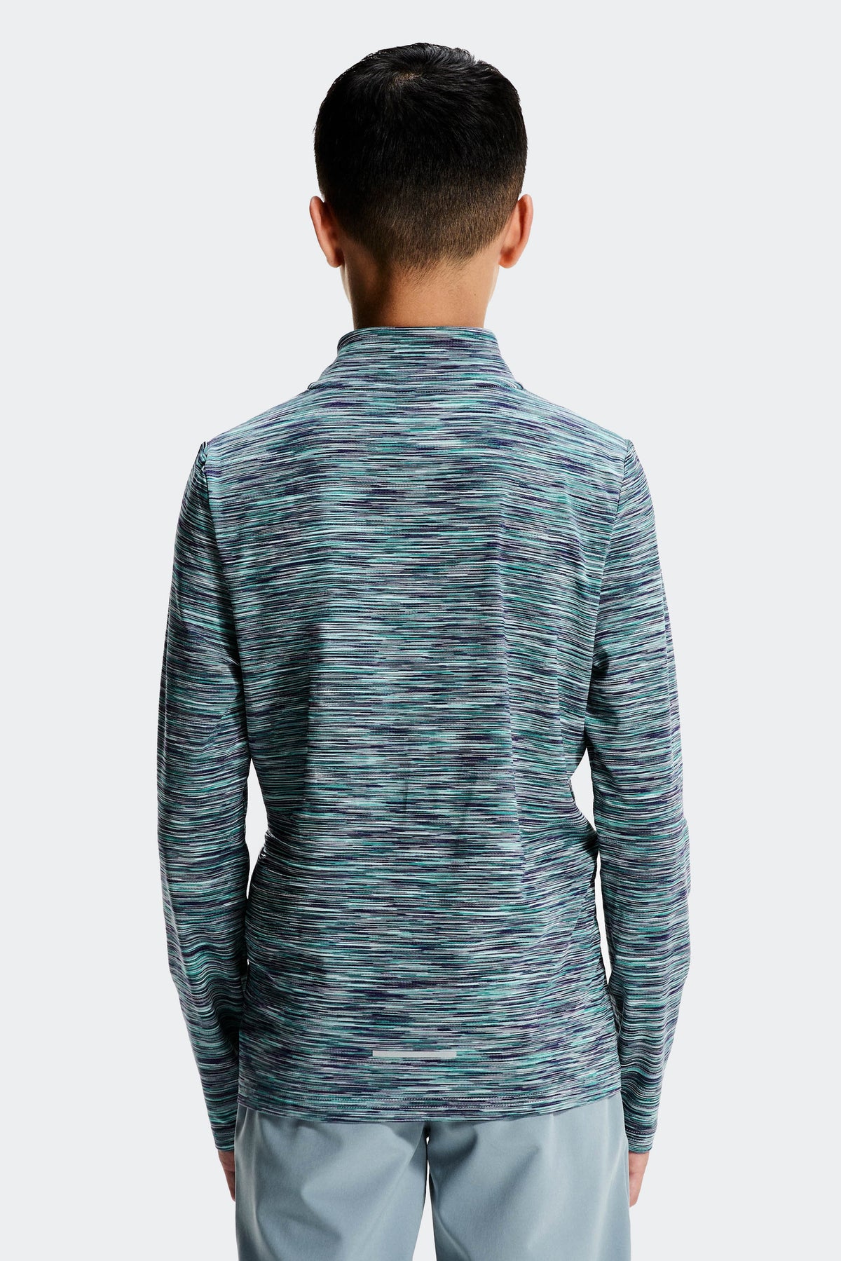 Montirex Junior Trail 1/4 Zip - Grey/Purple/Green