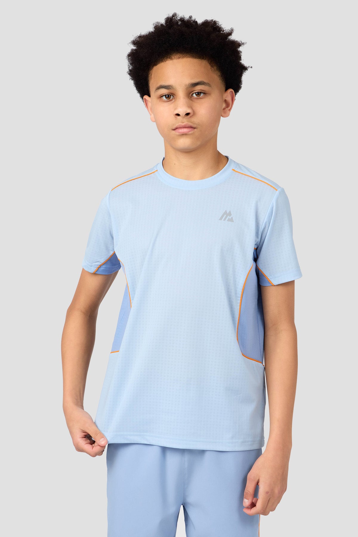 Montirex Junior Chroma T-Shirt - Summer Mist Cloudy Blue Tangerine Glow