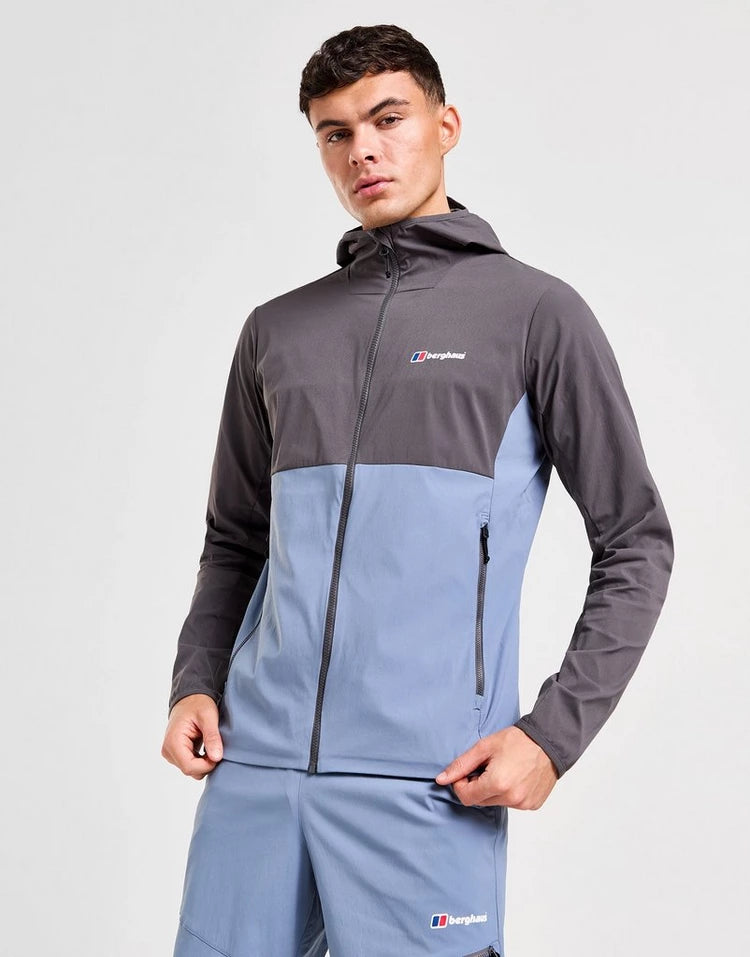 BERGHAUS THERAN JACKET GREY/BLUE - Main Image