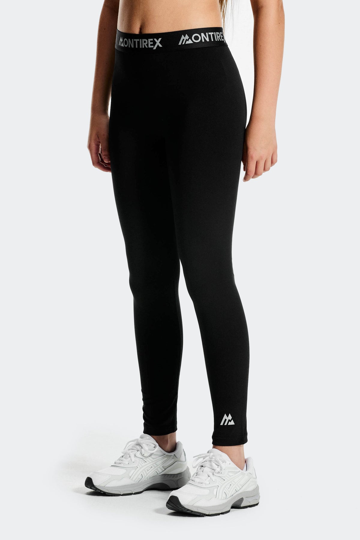 Montirex Girls' Icon Full Length Legging - Black