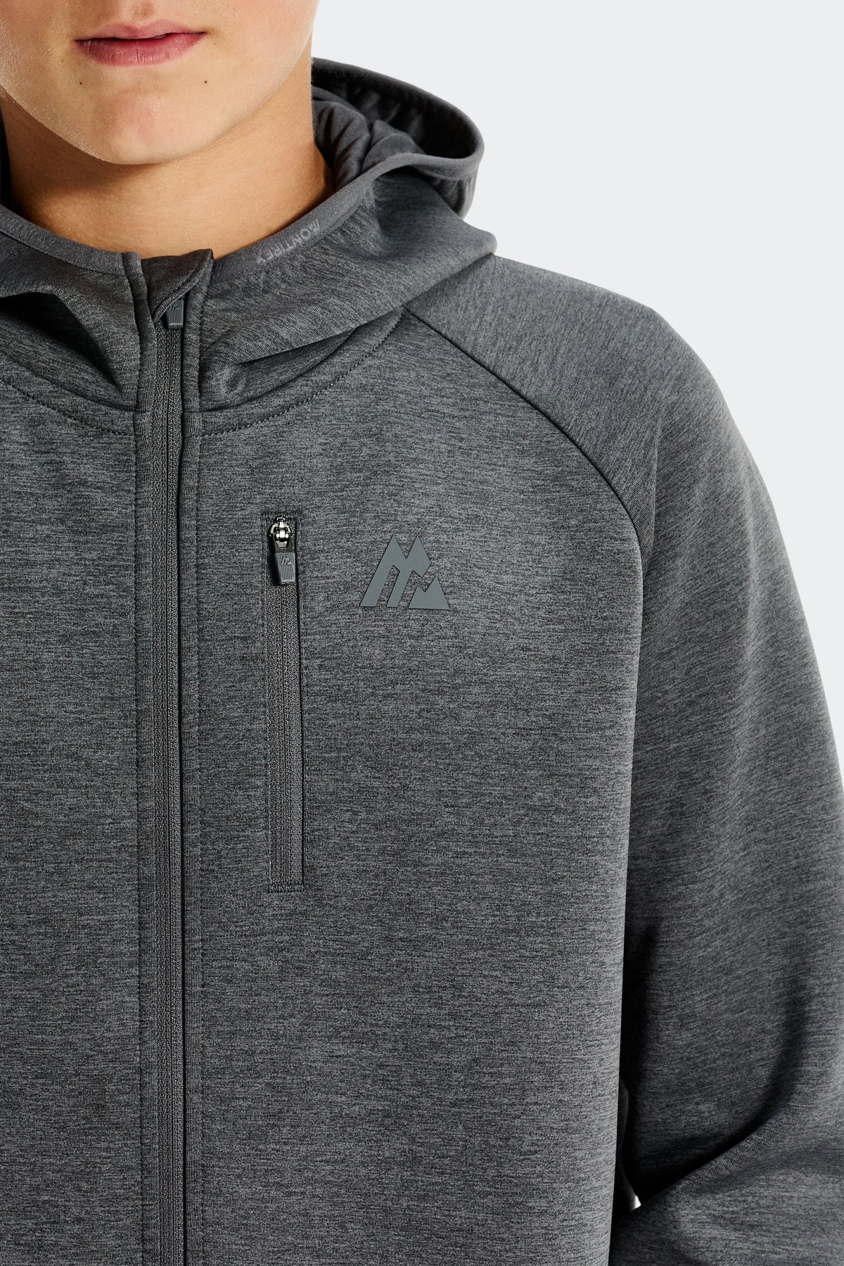 Montirex Junior Reset Hoodie - Cement Grey Marl