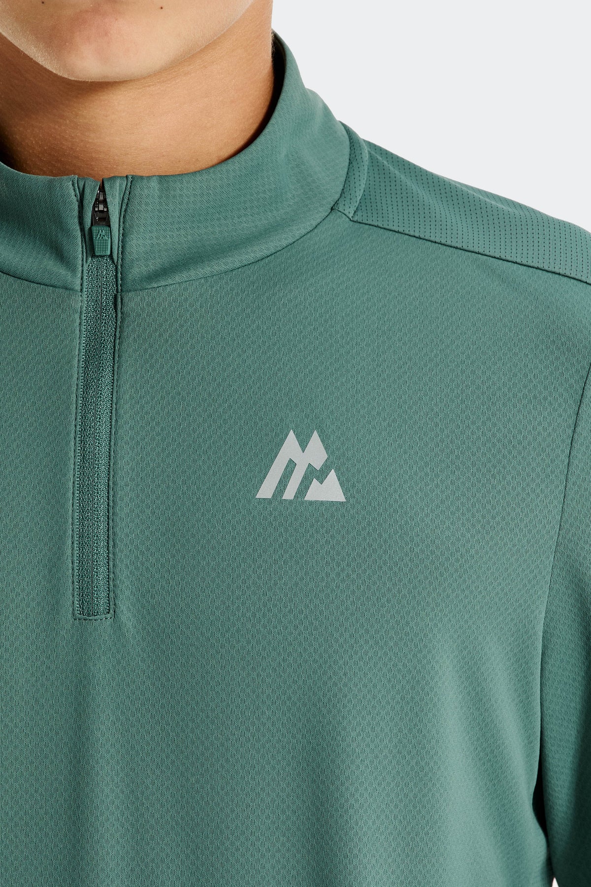 Montirex Junior Delta 1/4 Zip - Mineral Green