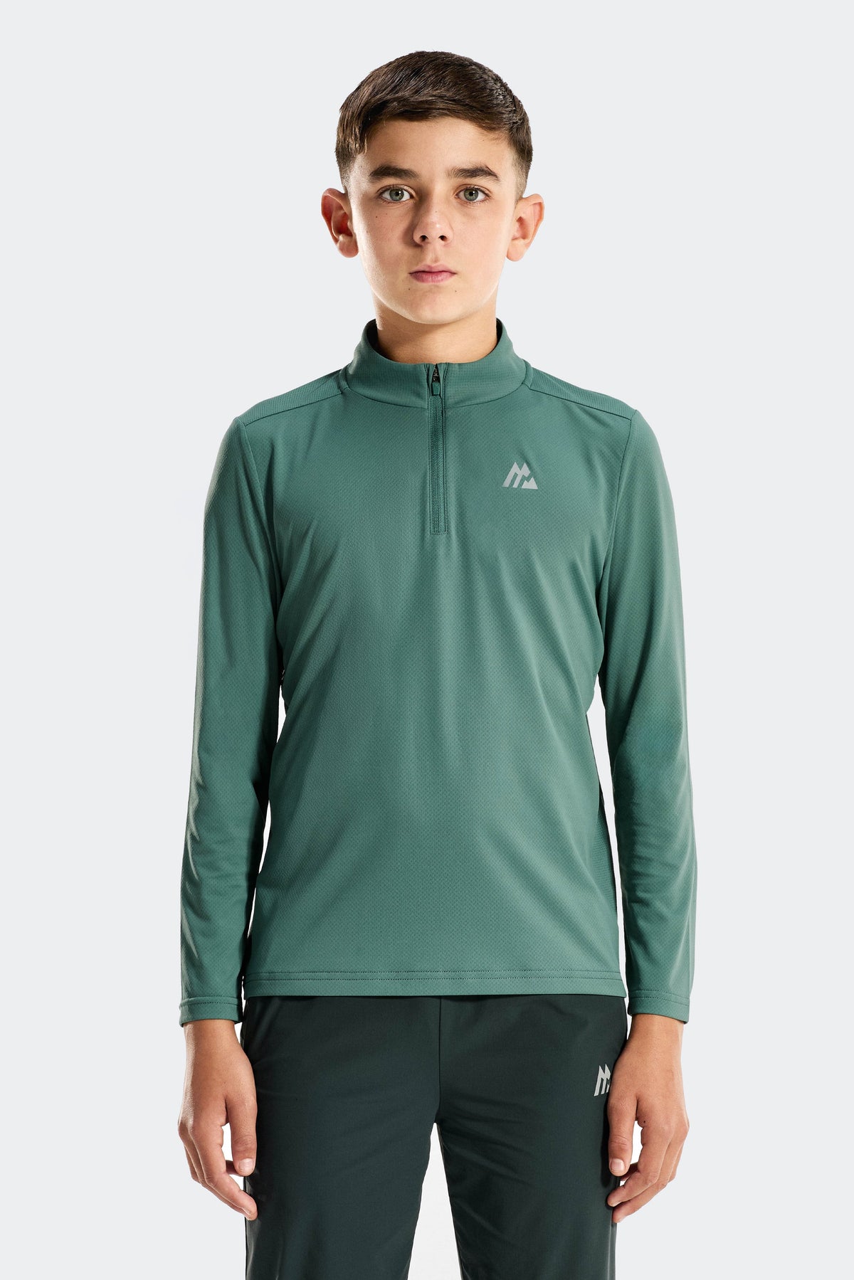 Montirex Junior Delta 1/4 Zip - Mineral Green