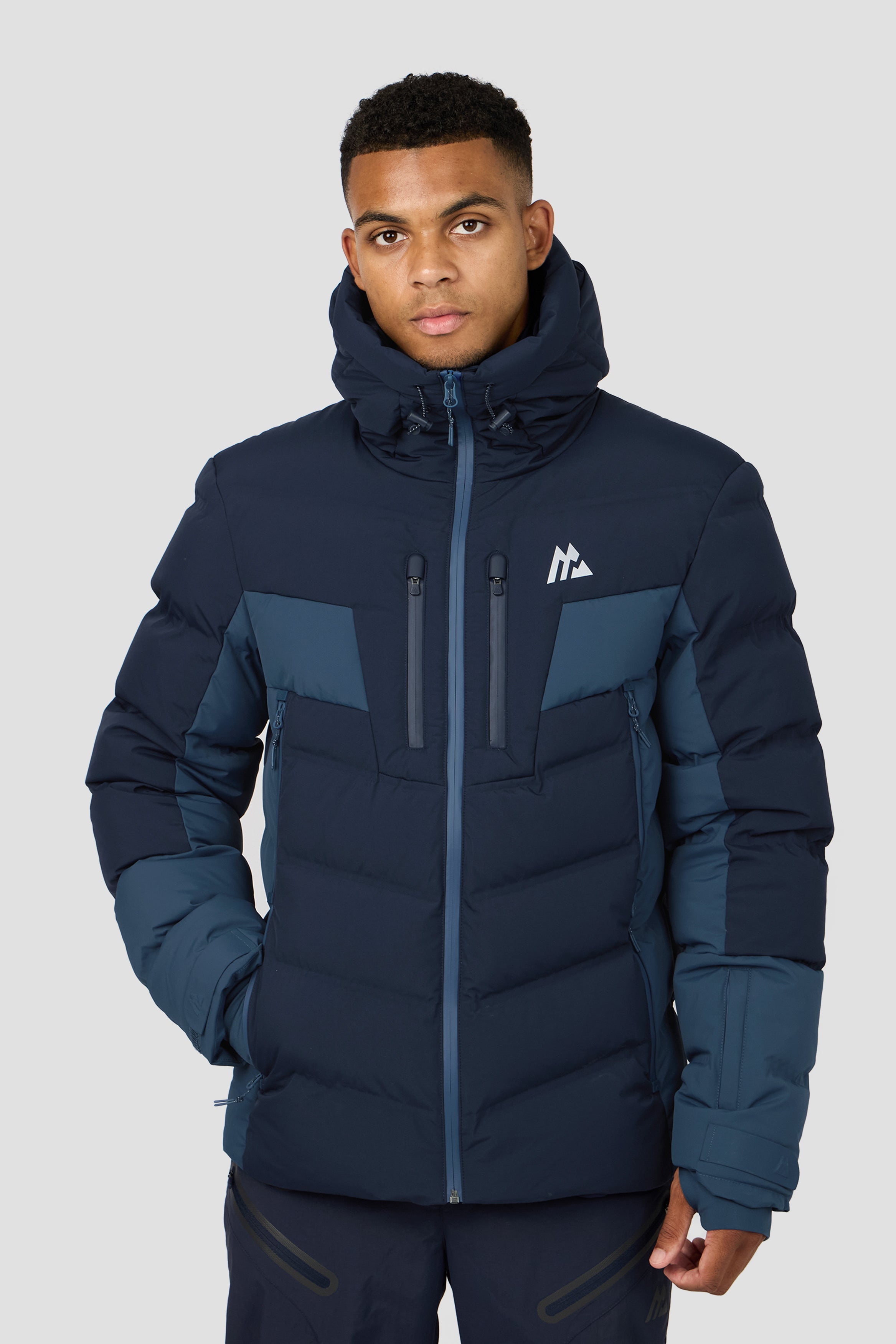 MONTIREX - Arcs . Down Jacket - Blue, Navy