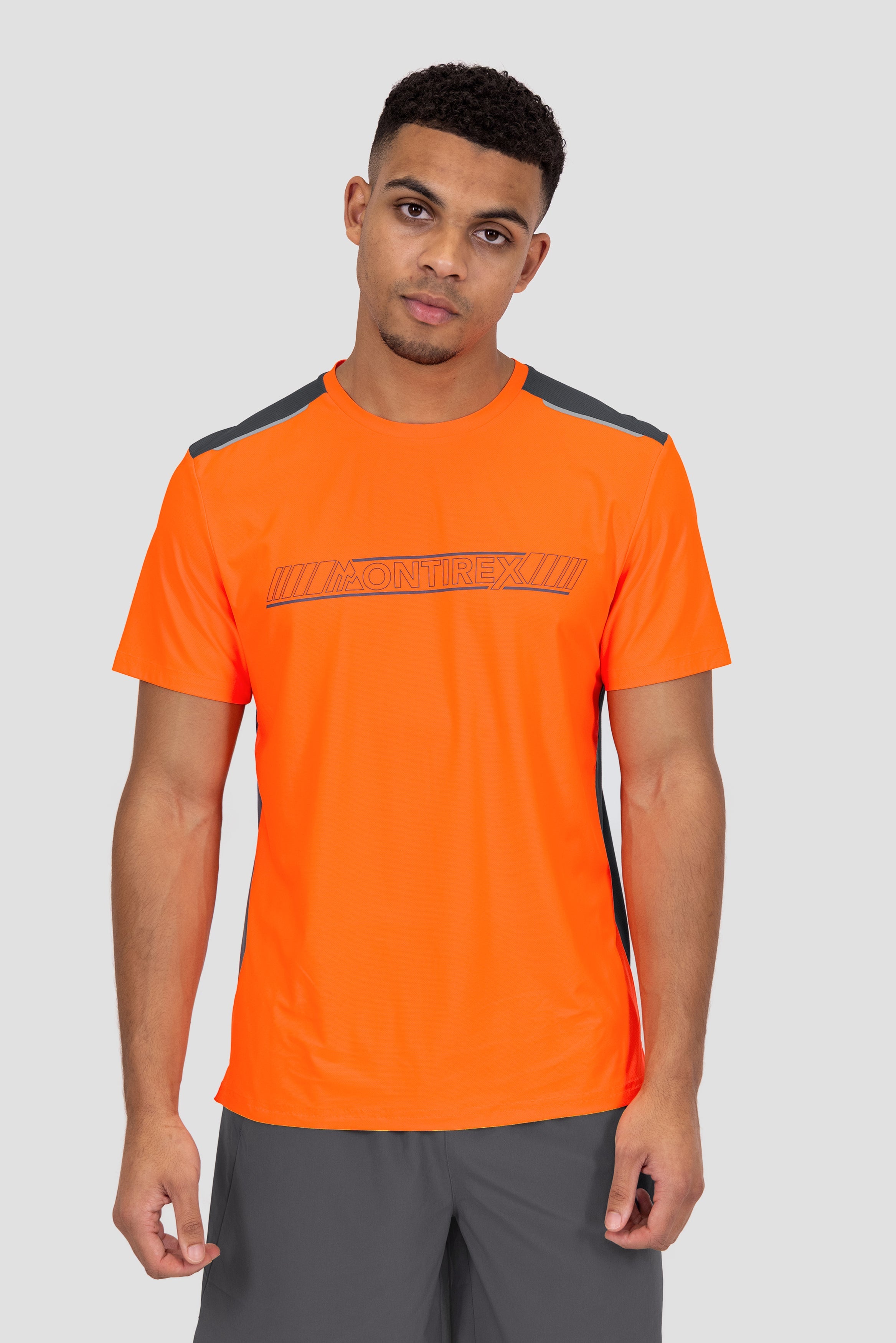 Montirex Beta T-Shirt – Orange, Grey