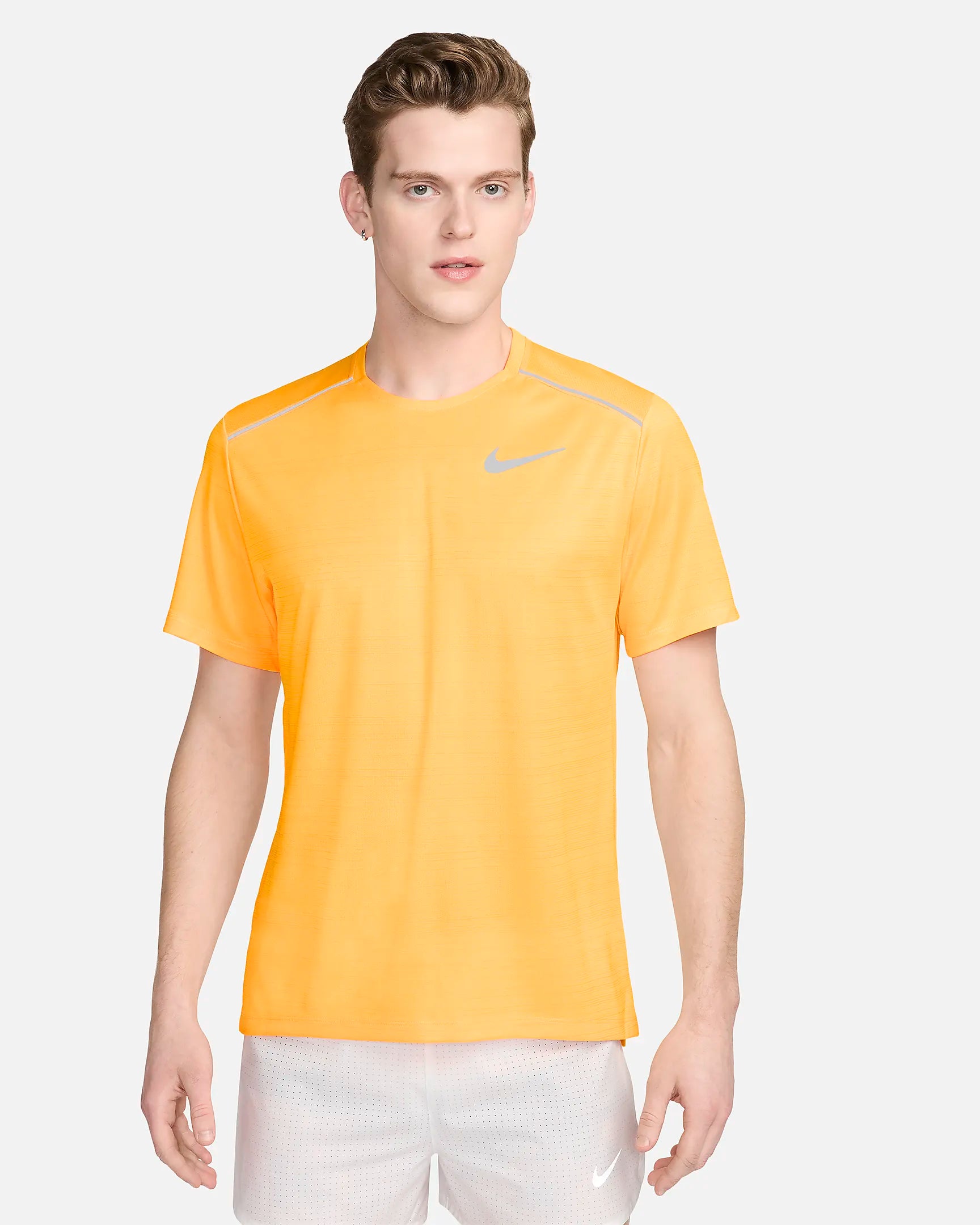 NIKE MILER T SHIRT LASER ORANGE
