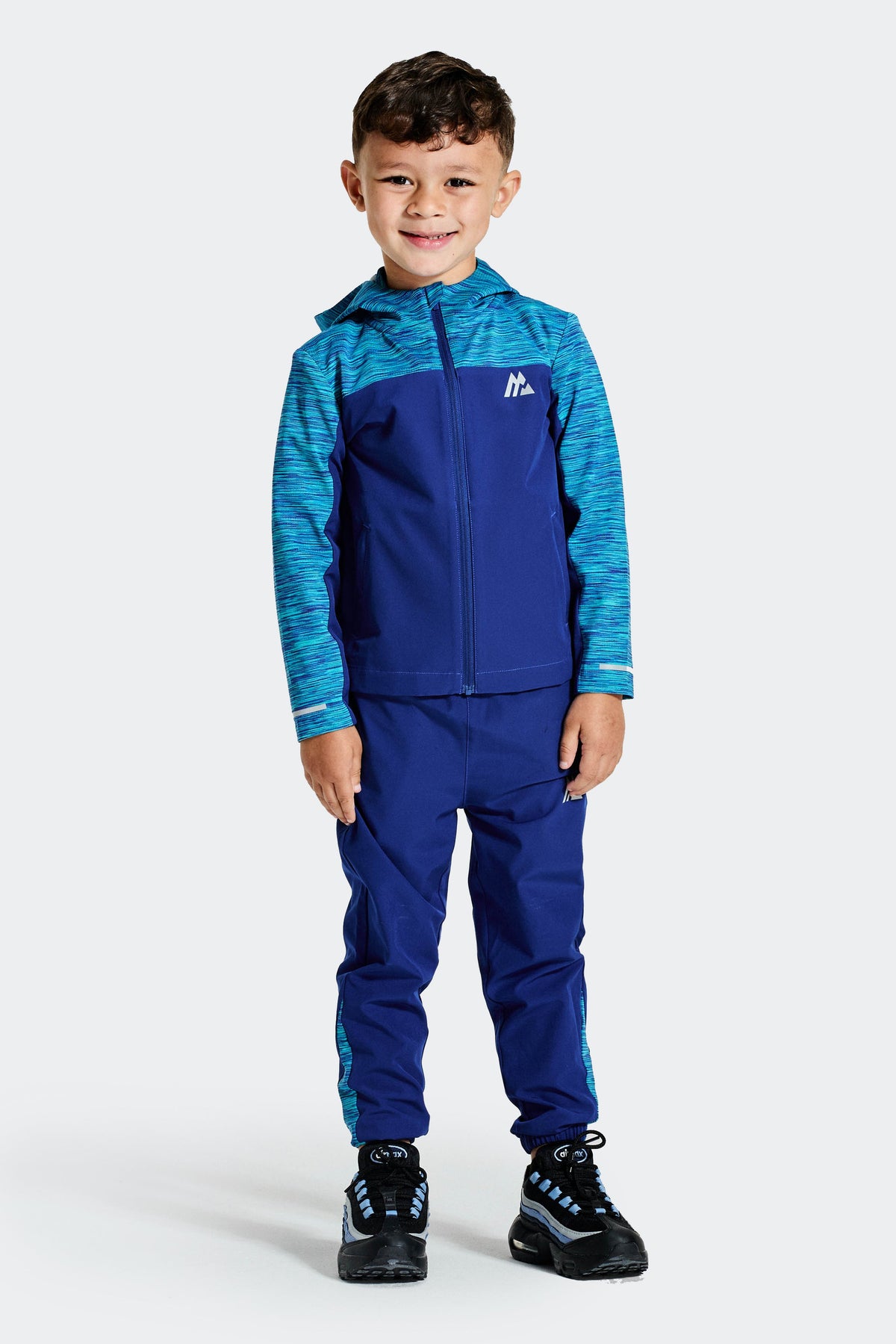 Montirex Infant Boys' Trail Windbreaker/Pant Set - Marine Blue Peyto Maya Blue Cobalt