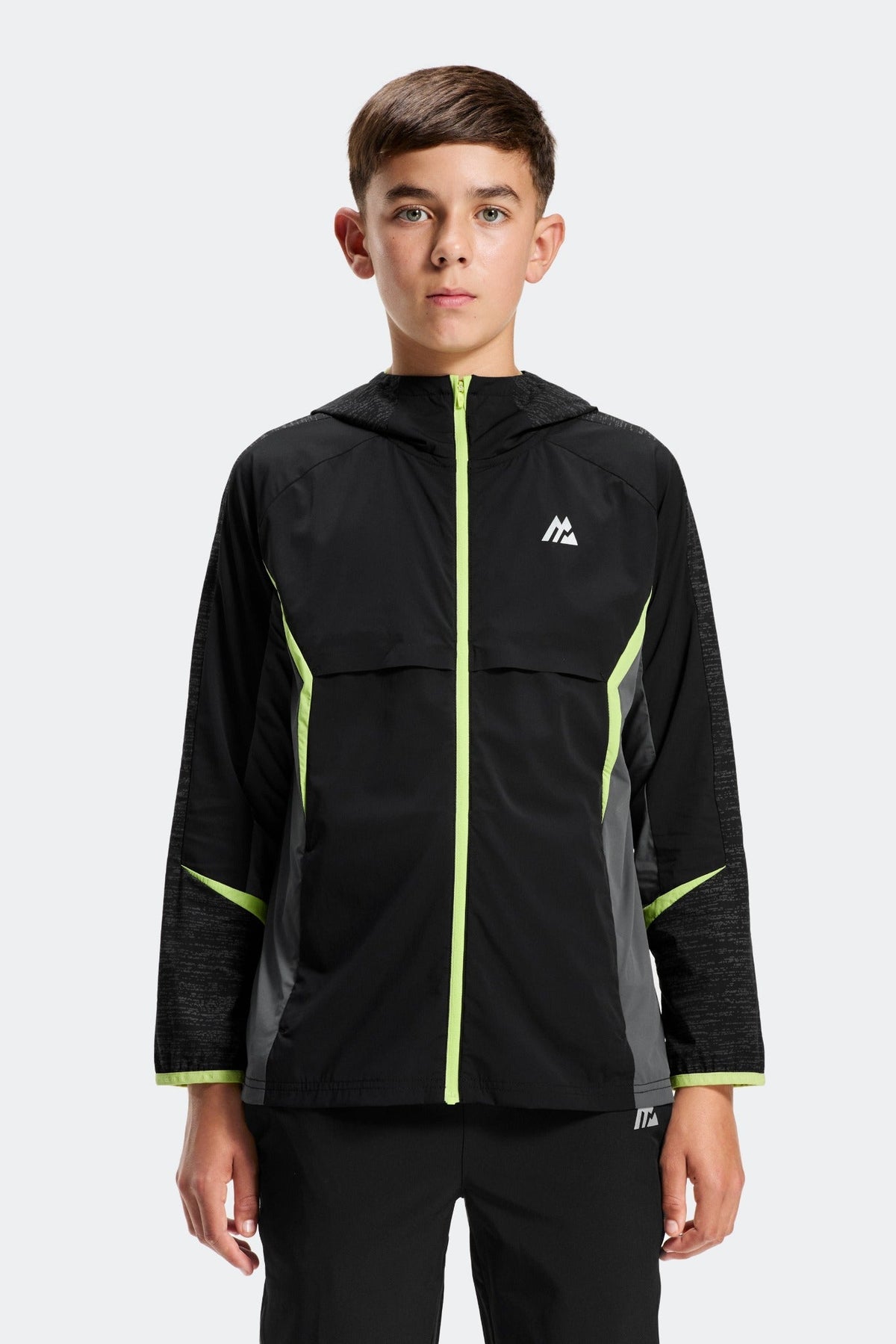 Montirex Junior MTX Run Apollo Jacket - Black Asphalt Apple Crush