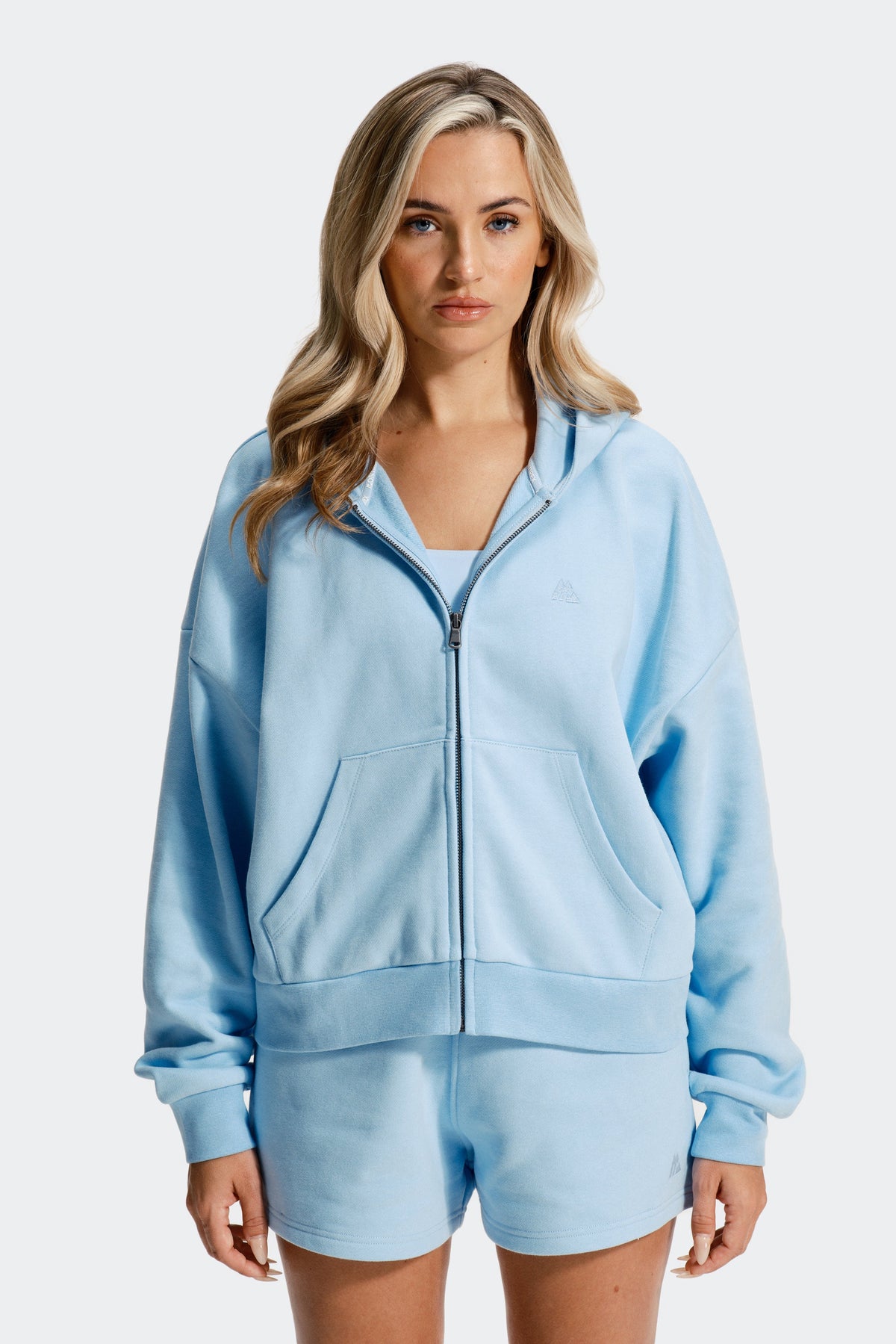 Montirex Women's Form Full Zip Hood - Blue (MTXW1710-2326)
