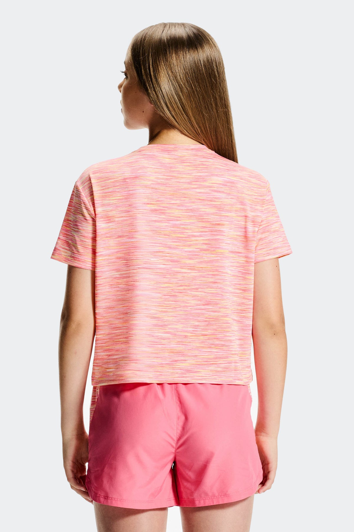 Montirex Girls' Trail Box T-Shirt - Pink/White/Yellow
