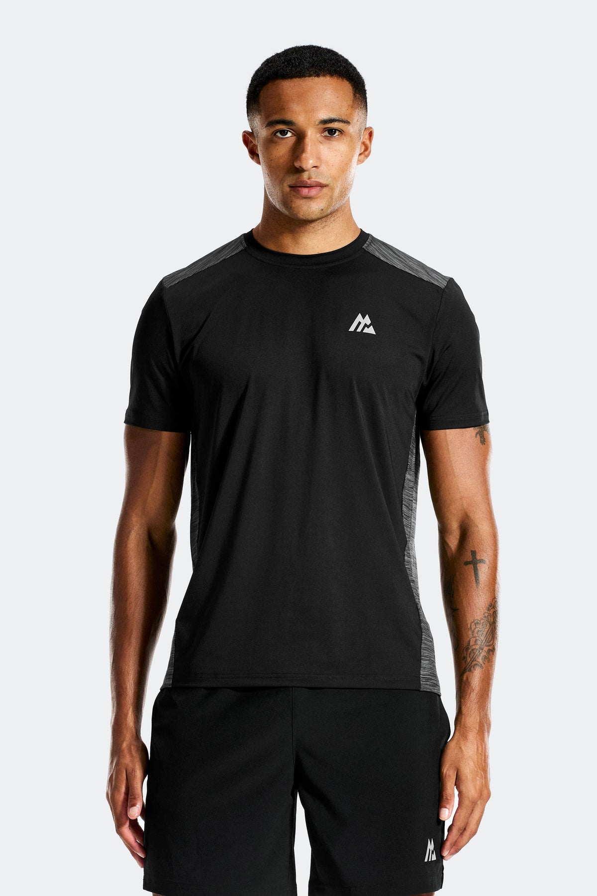Montirex Trail Panel T-Shirt - Black/Grey