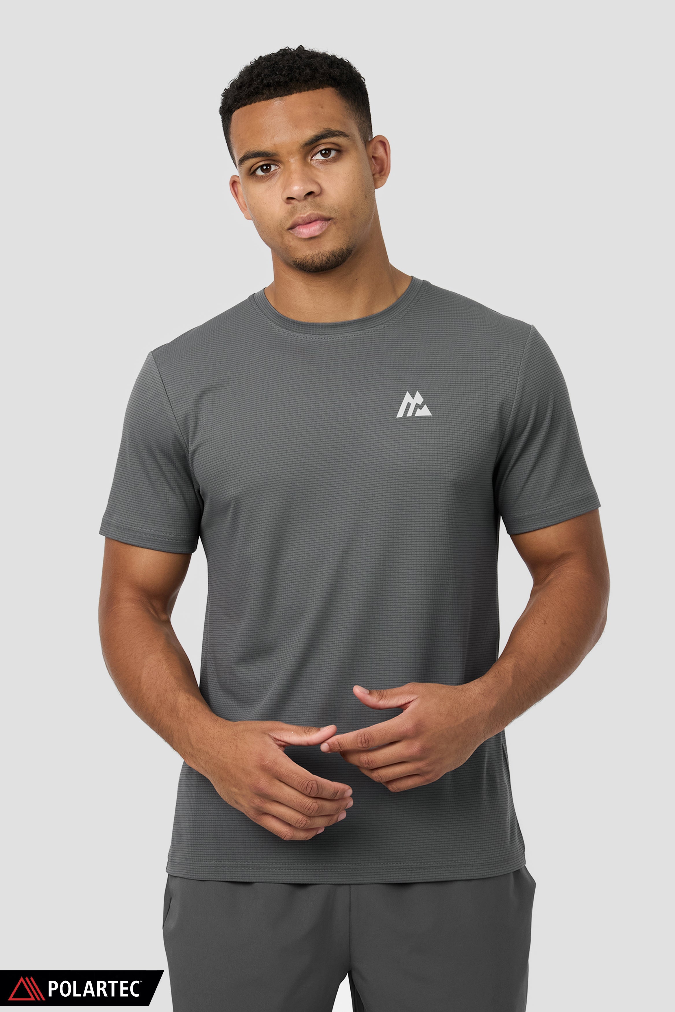 Montirex Peak Gridded Polartec® T-Shirt – Grey