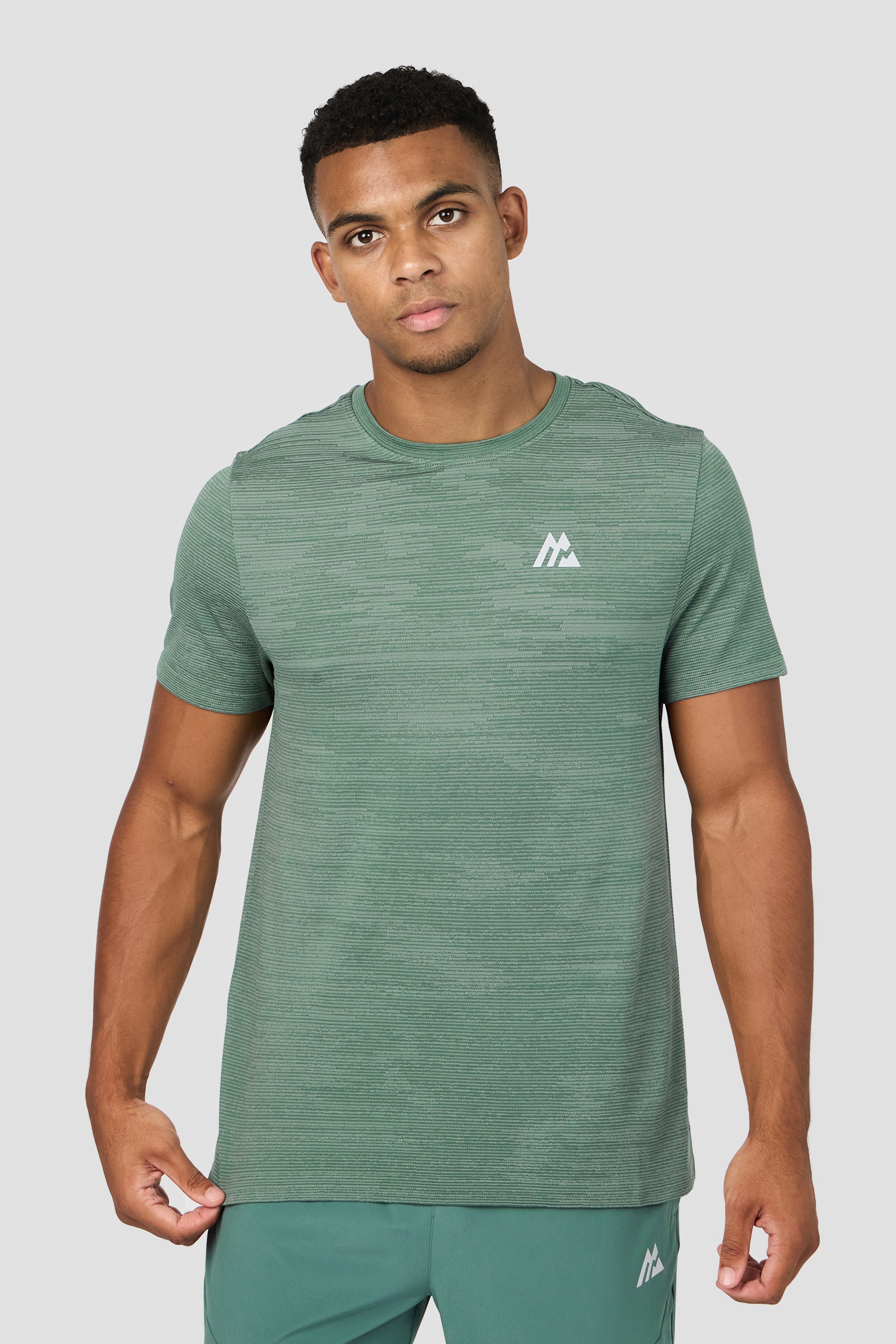 Montirex Glitch Seamless T-Shirt – Blue, Green
