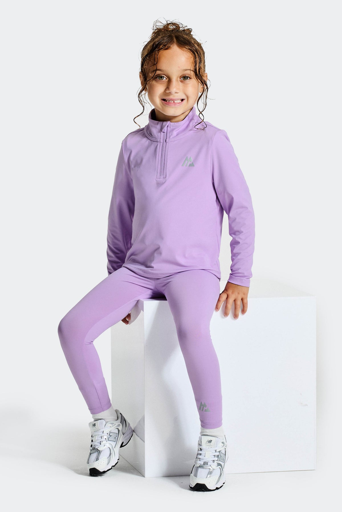 Montirex Infant Girls' Bounce 1/4 Zip/Legging Set - Parma