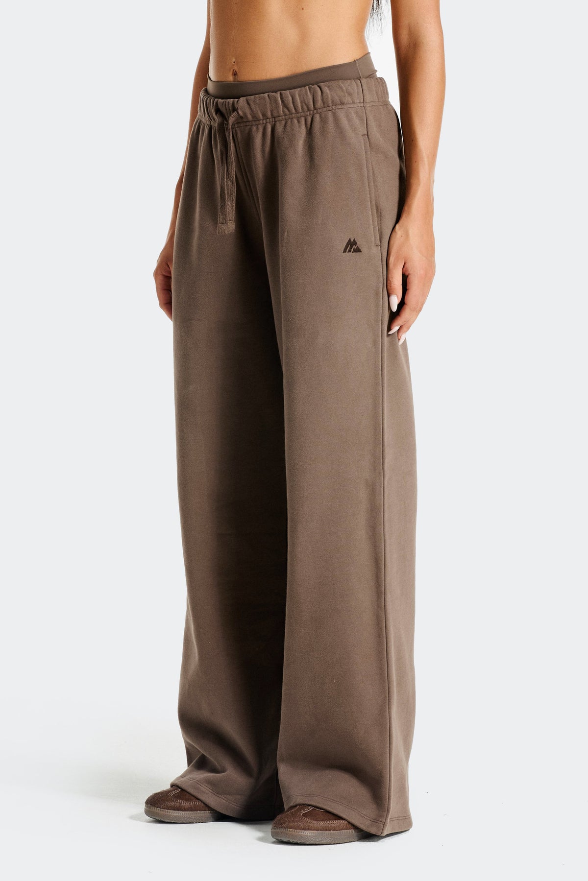 Montirex Women's Form Wide Leg Jogger - Brown