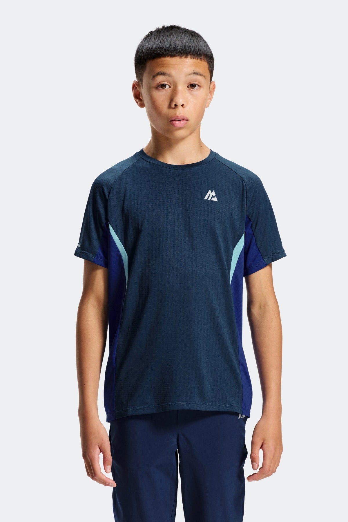 Montirex Junior MTX Run Apollo T-Shirt - Deep Water Cosmic Blue Splash