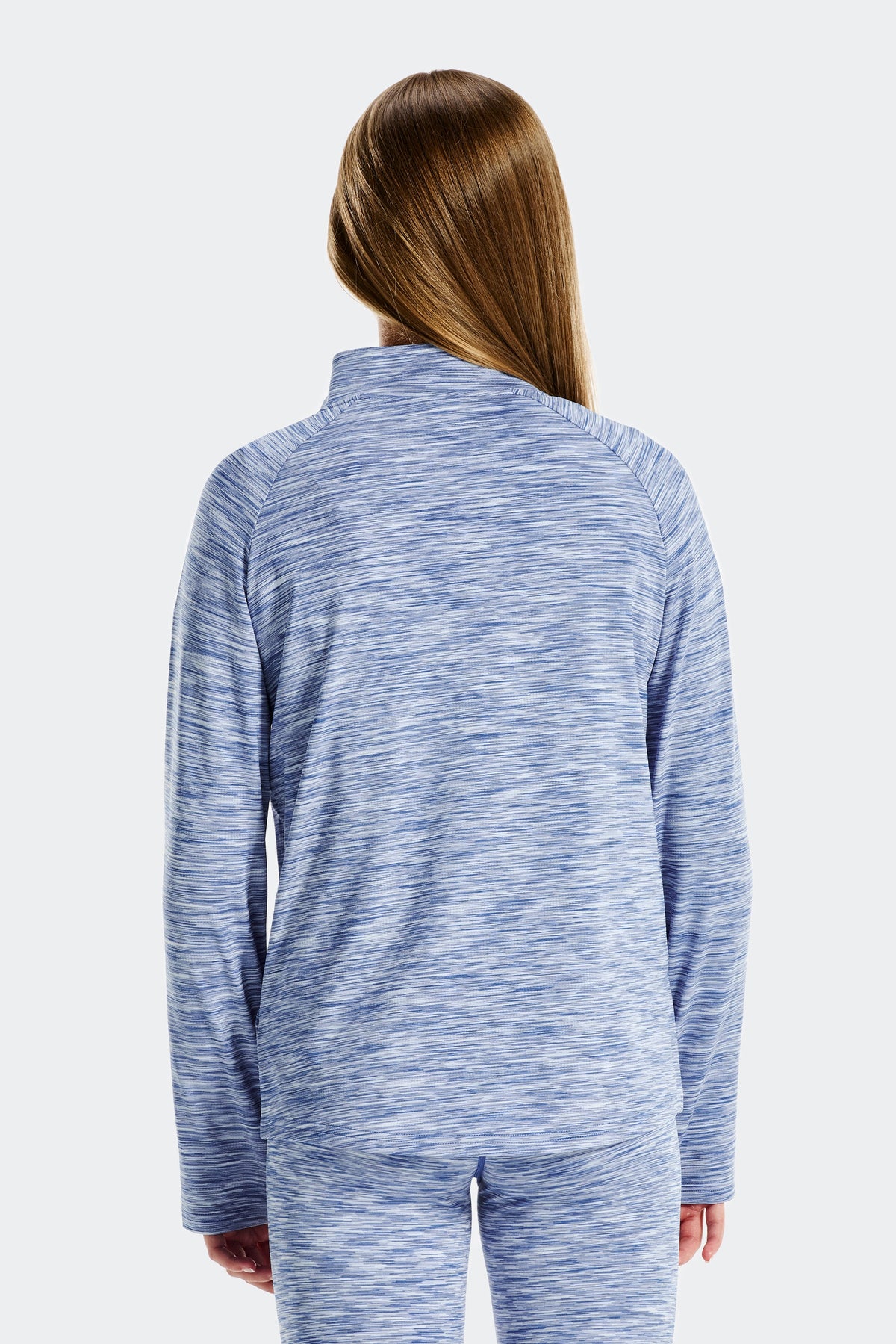 Montirex Girls' Trail 1/4 Zip - Blue/White