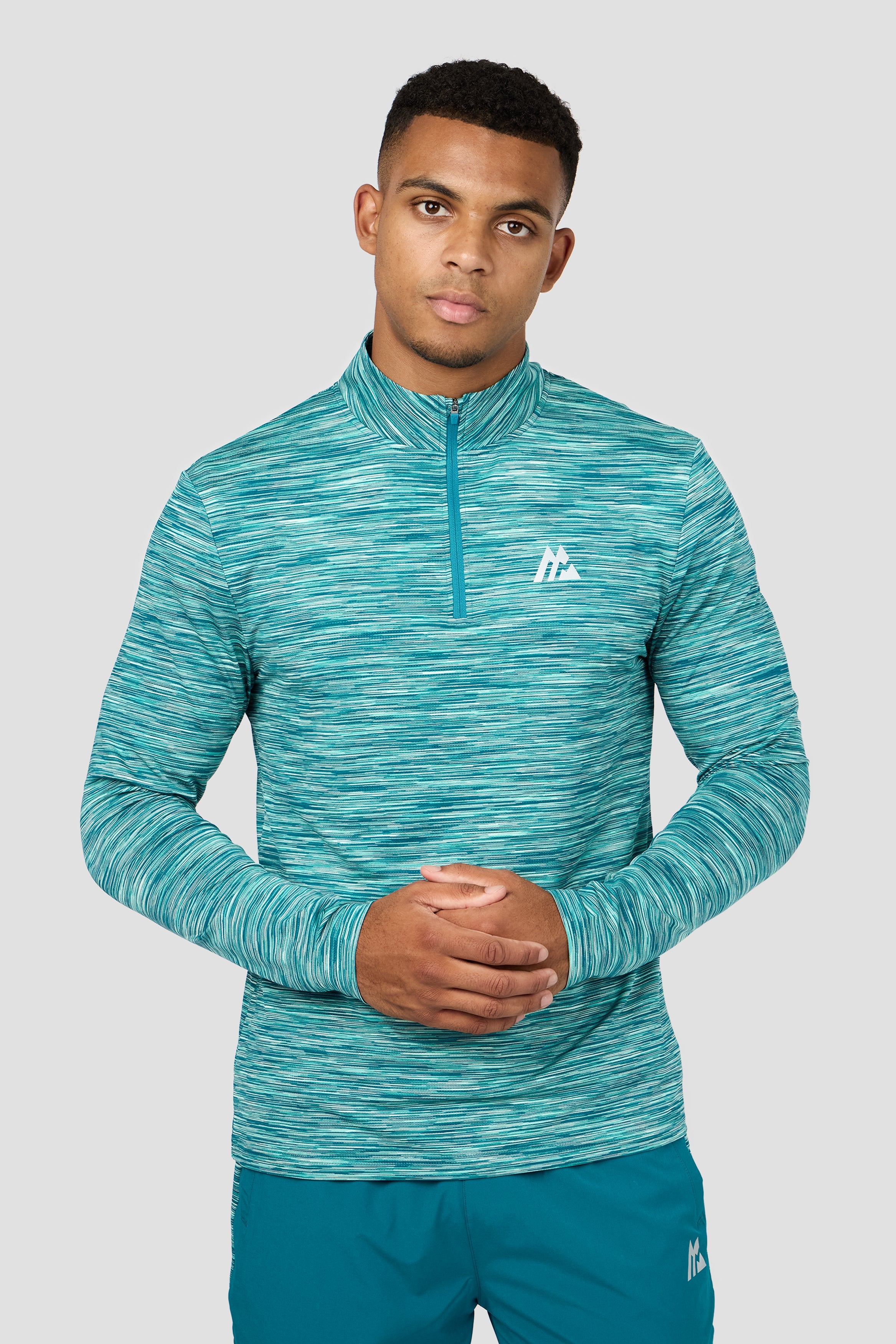 Montirex Trail 1/4 Zip – Teal, Multi