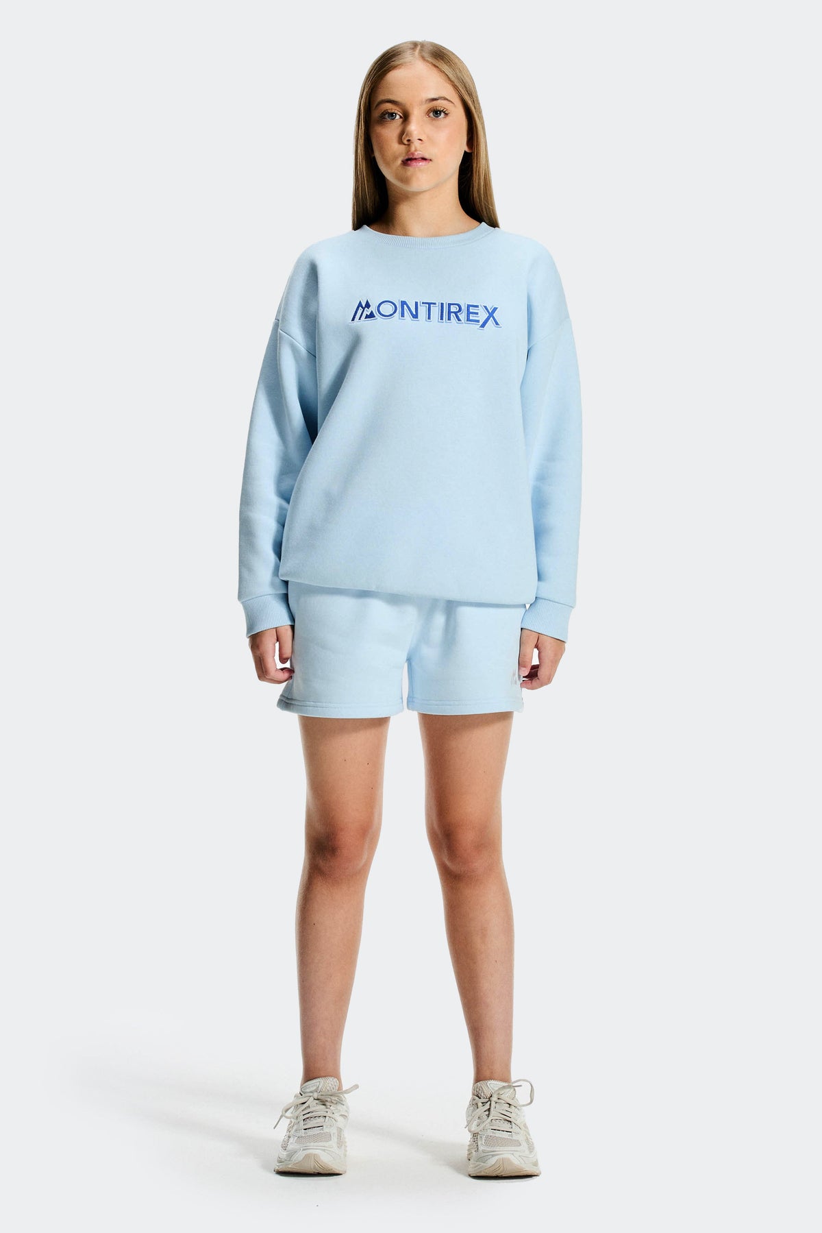 Montirex Girls' Essence Fleece Short - Misty Blue