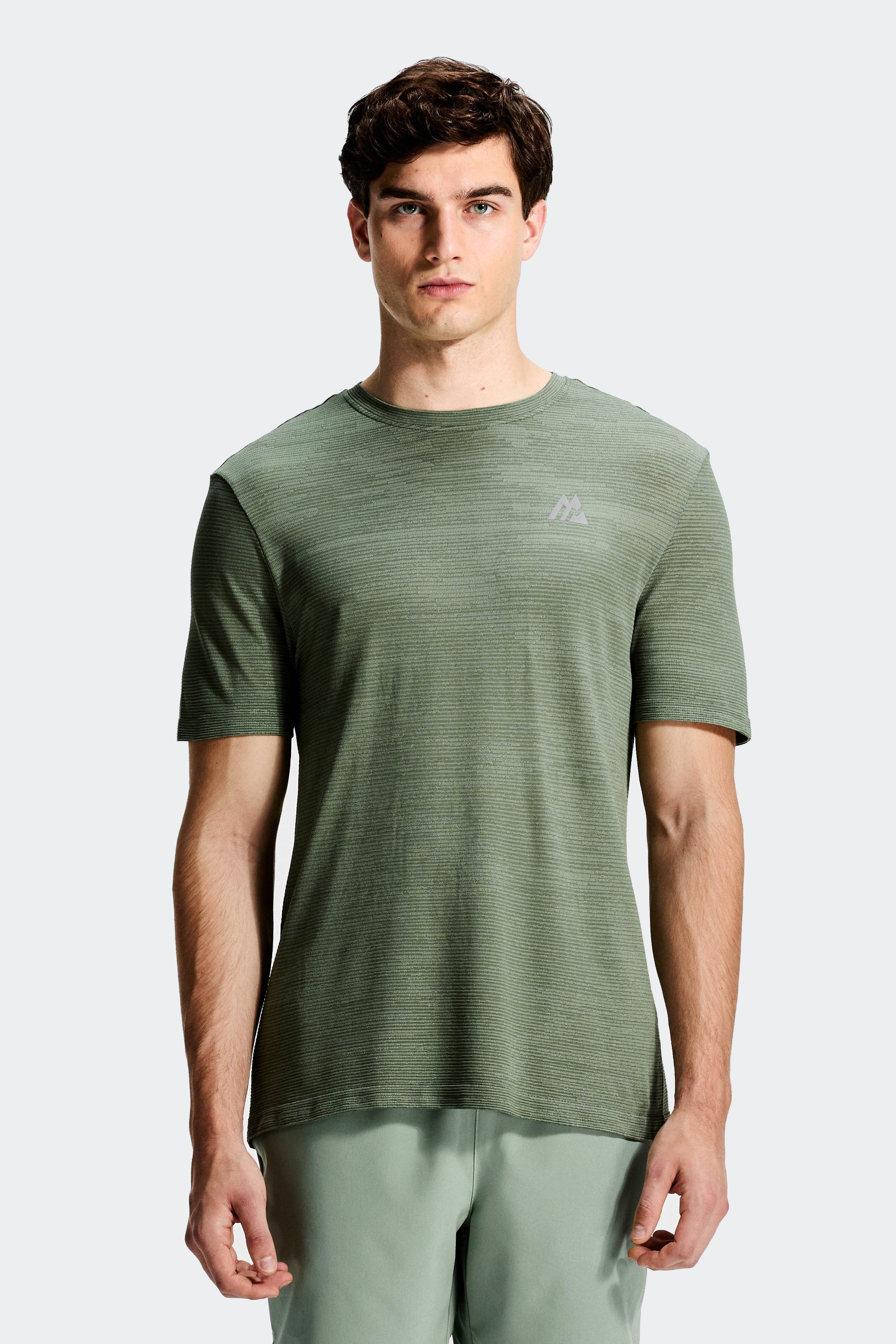 Montirex Glitch Seamless T-Shirt Green, Slate, Ash Green